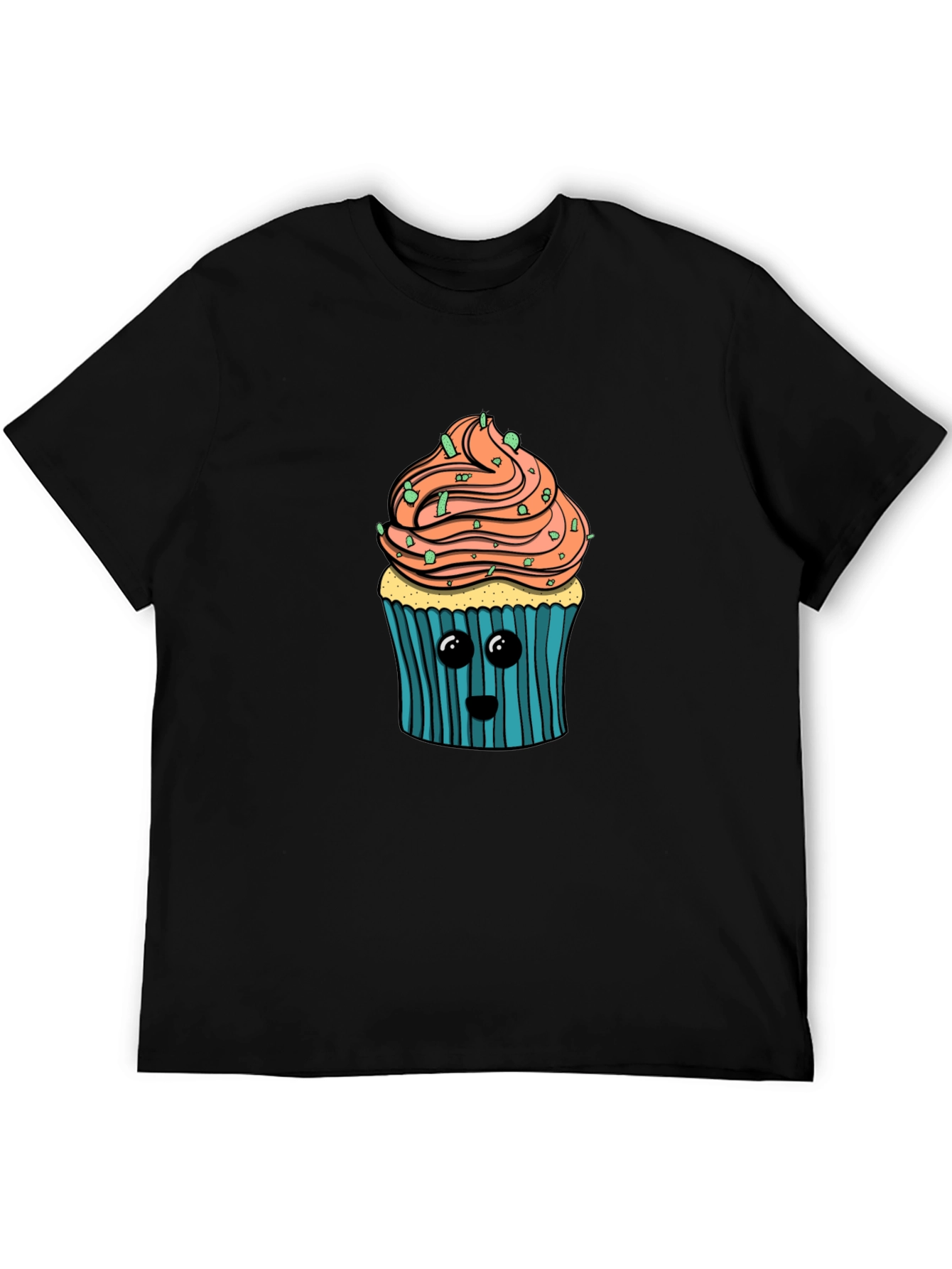 Cute Cupcake Graphic T-Shirt - Soft Cotton Blend