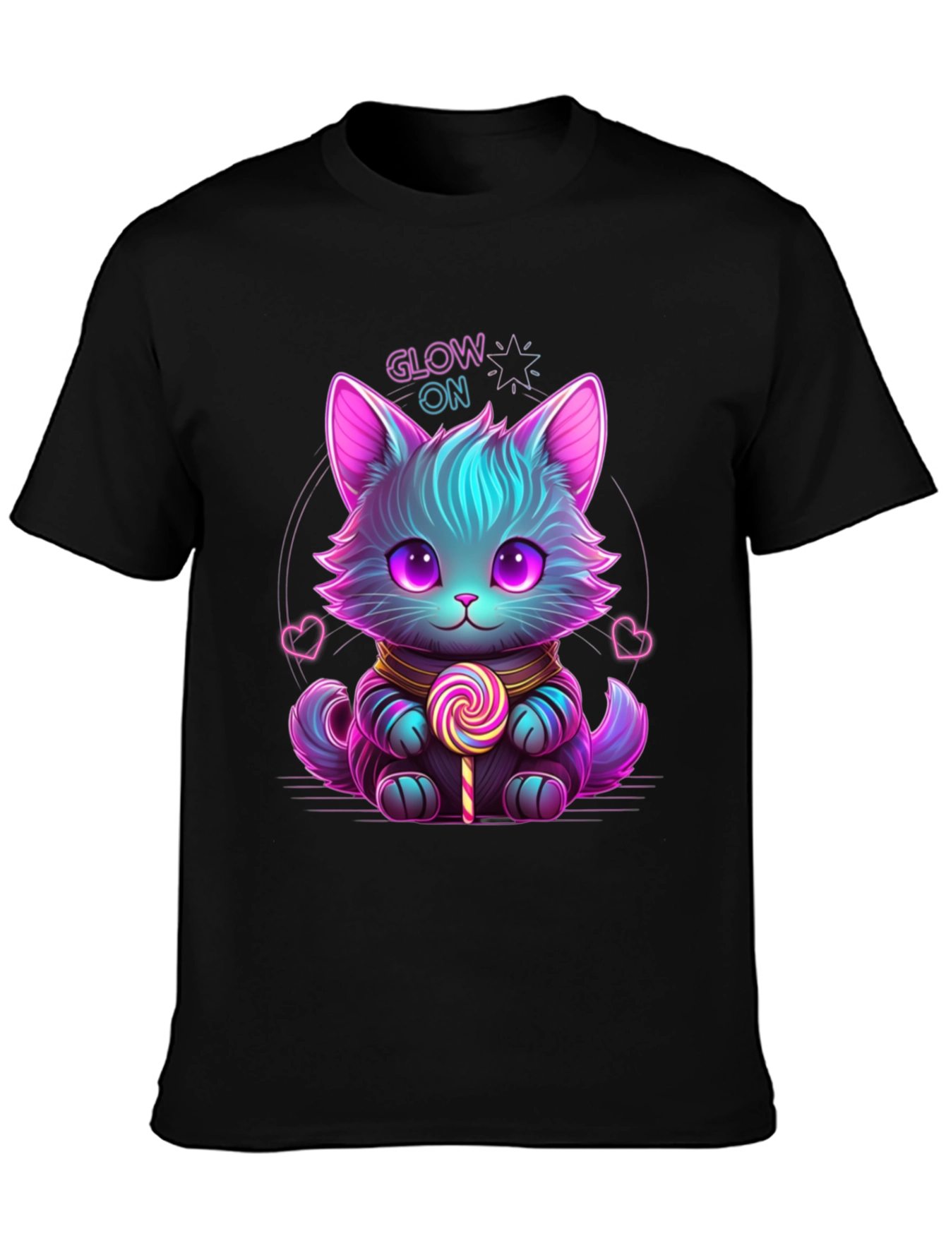 Neon Cat T-Shirt - Glow On!