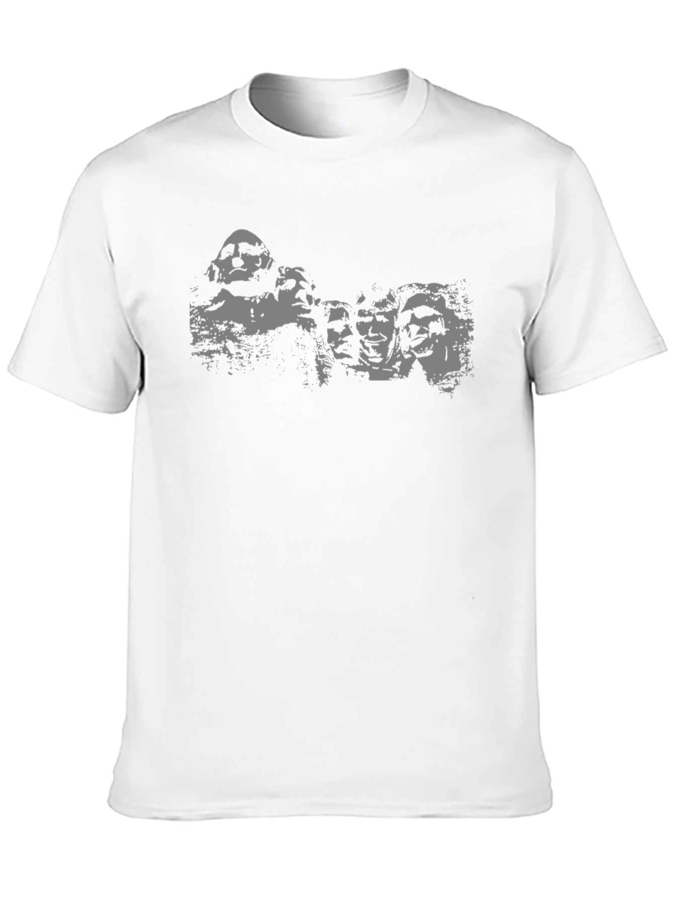 Mount Rushmore Graphic Black T-Shirt