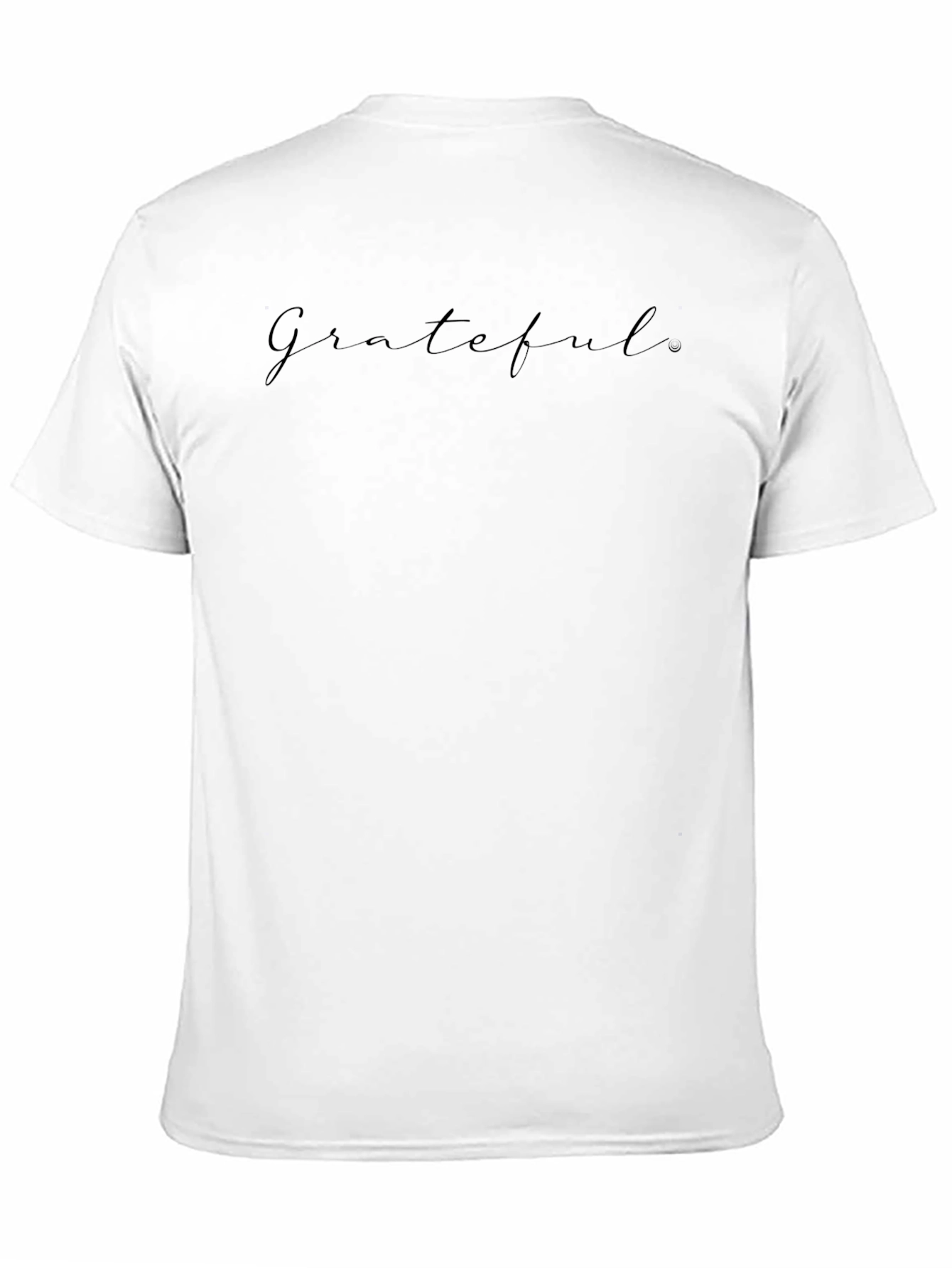 Grateful Script Black T-Shirt