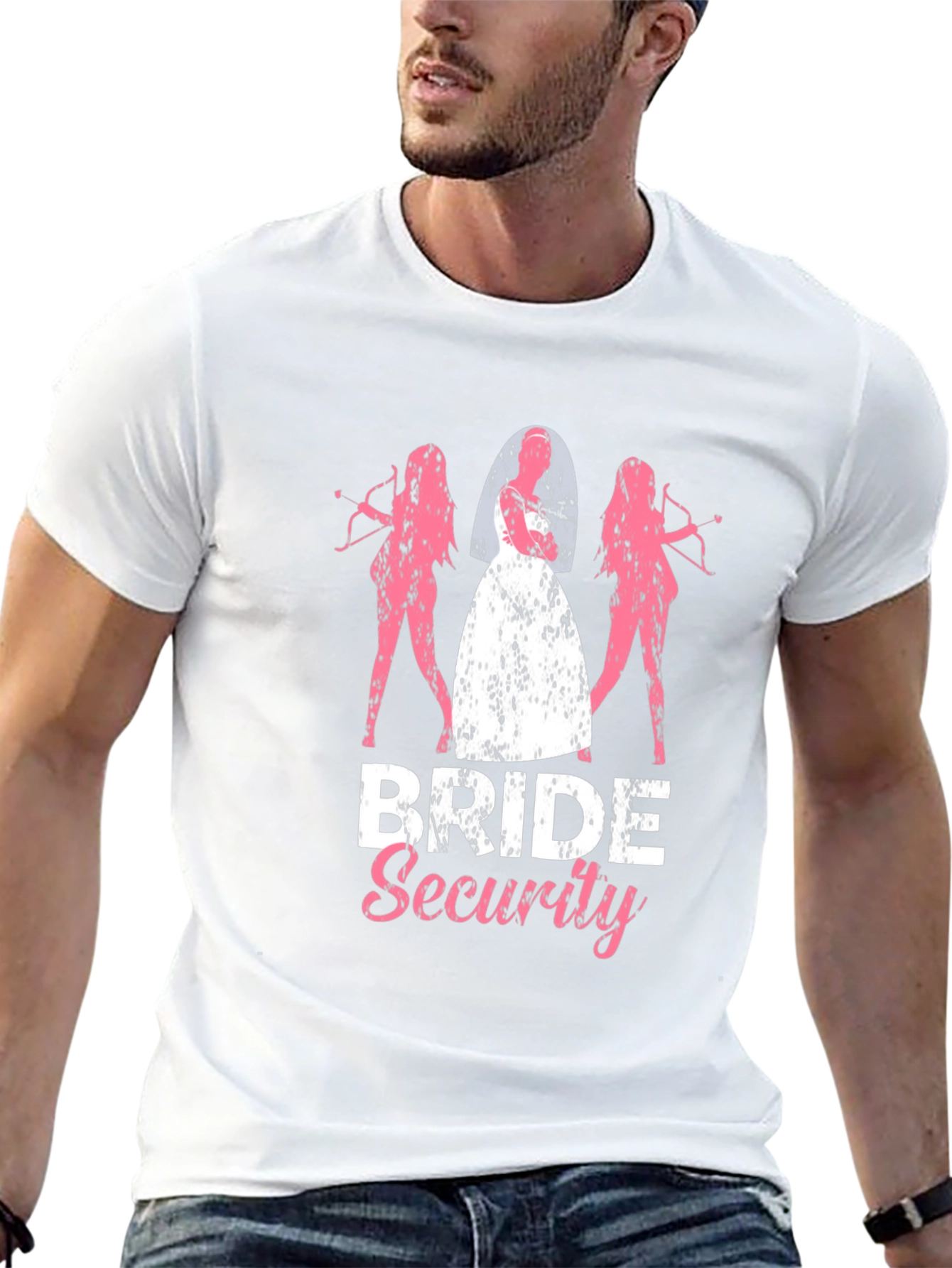 Bride Security Graphic Tee - Bachelor Party T-Shirt