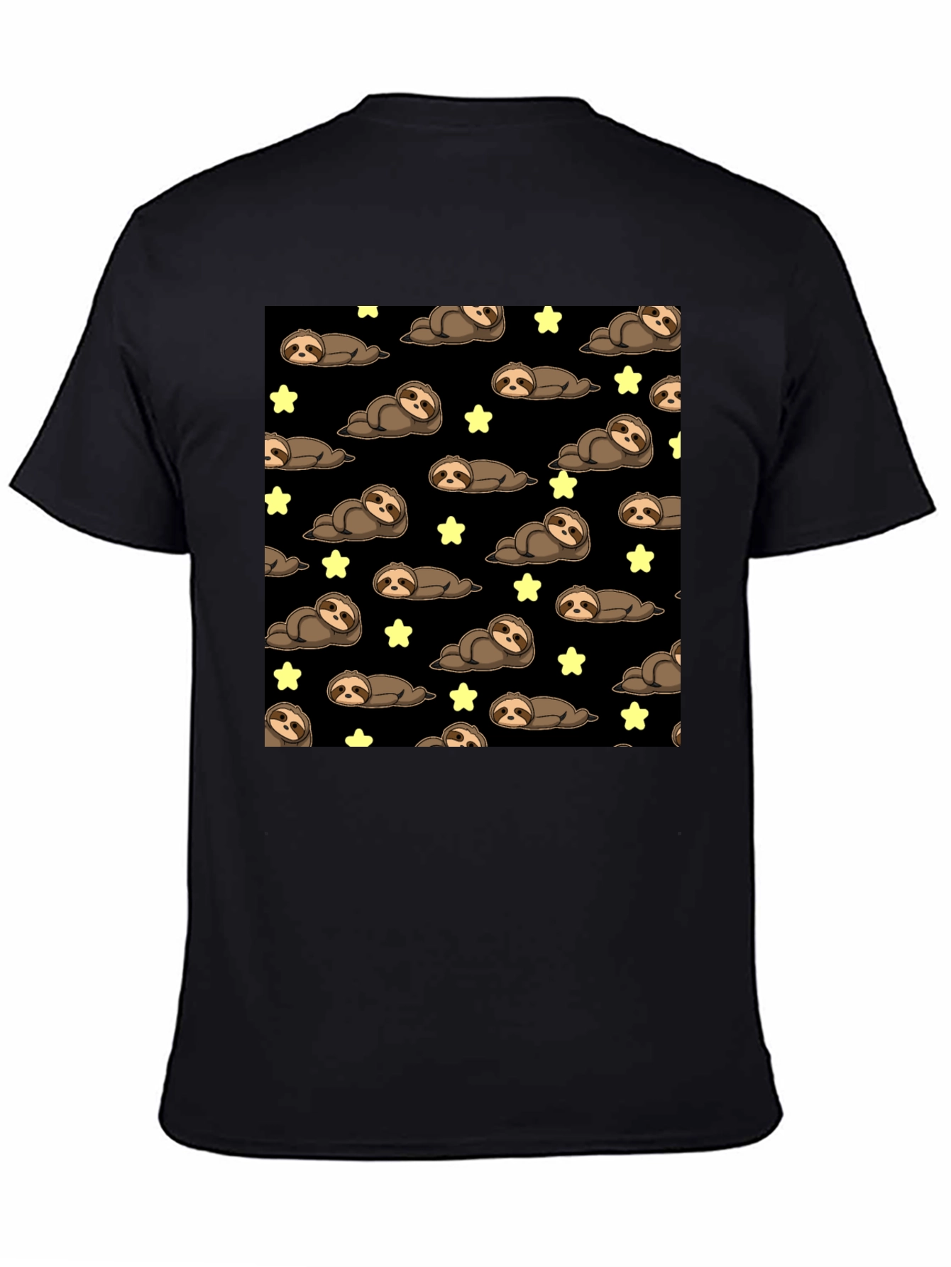 Cute Sloth Starry Night T-Shirt