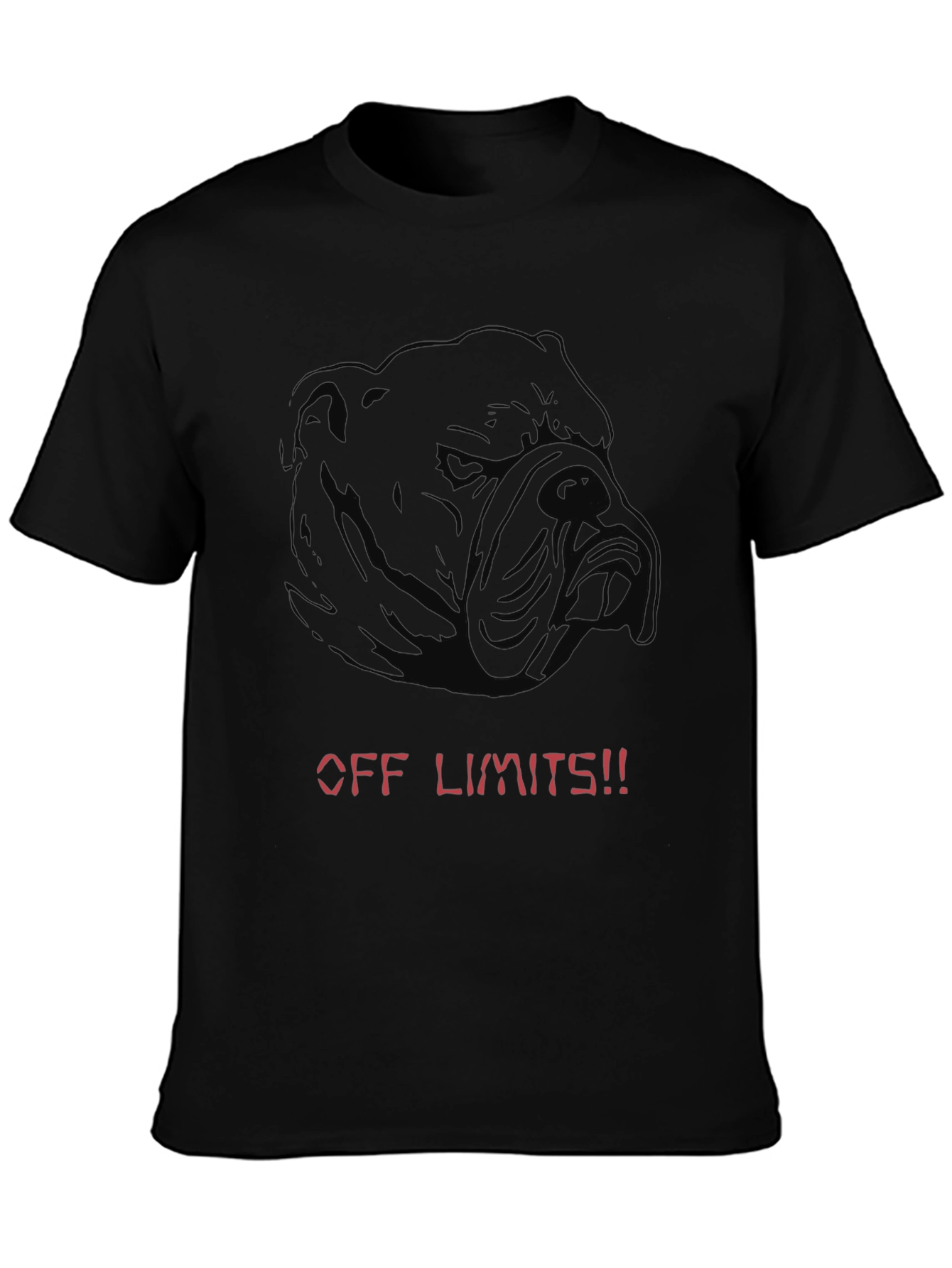 Off Limits Bulldog Graphic T-Shirt