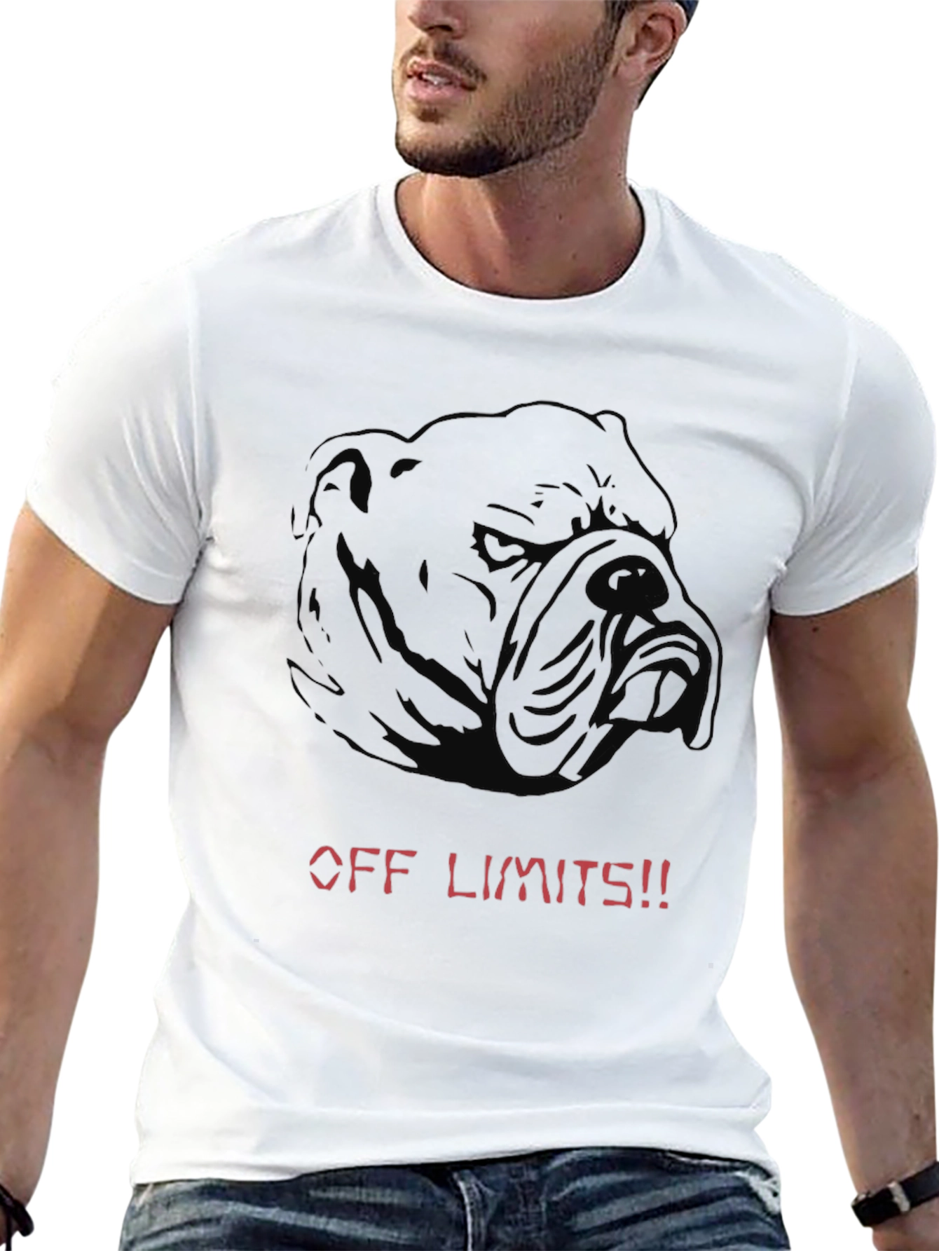 Off Limits Bulldog Graphic T-Shirt