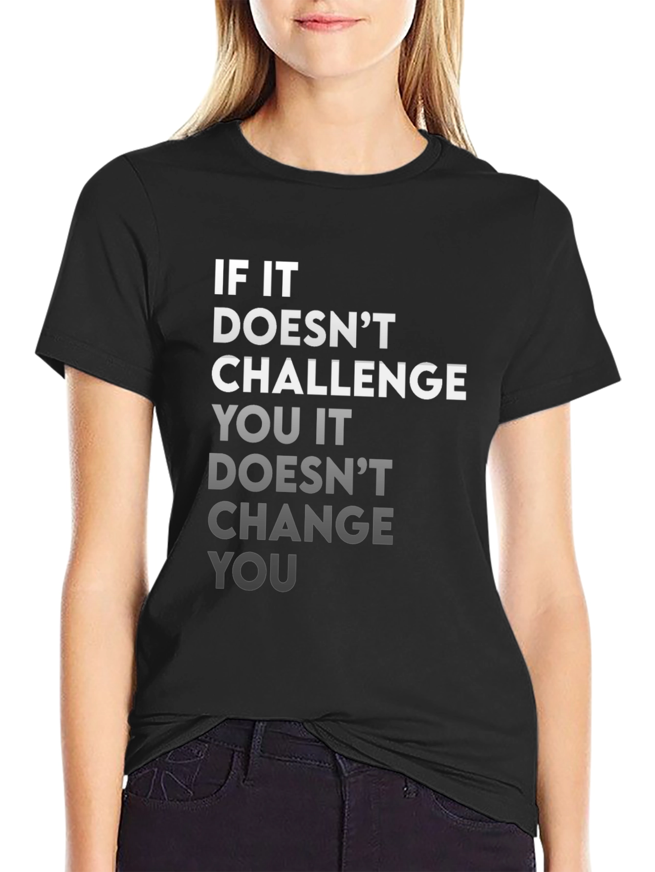 Motivational T-Shirt: Challenge & Change