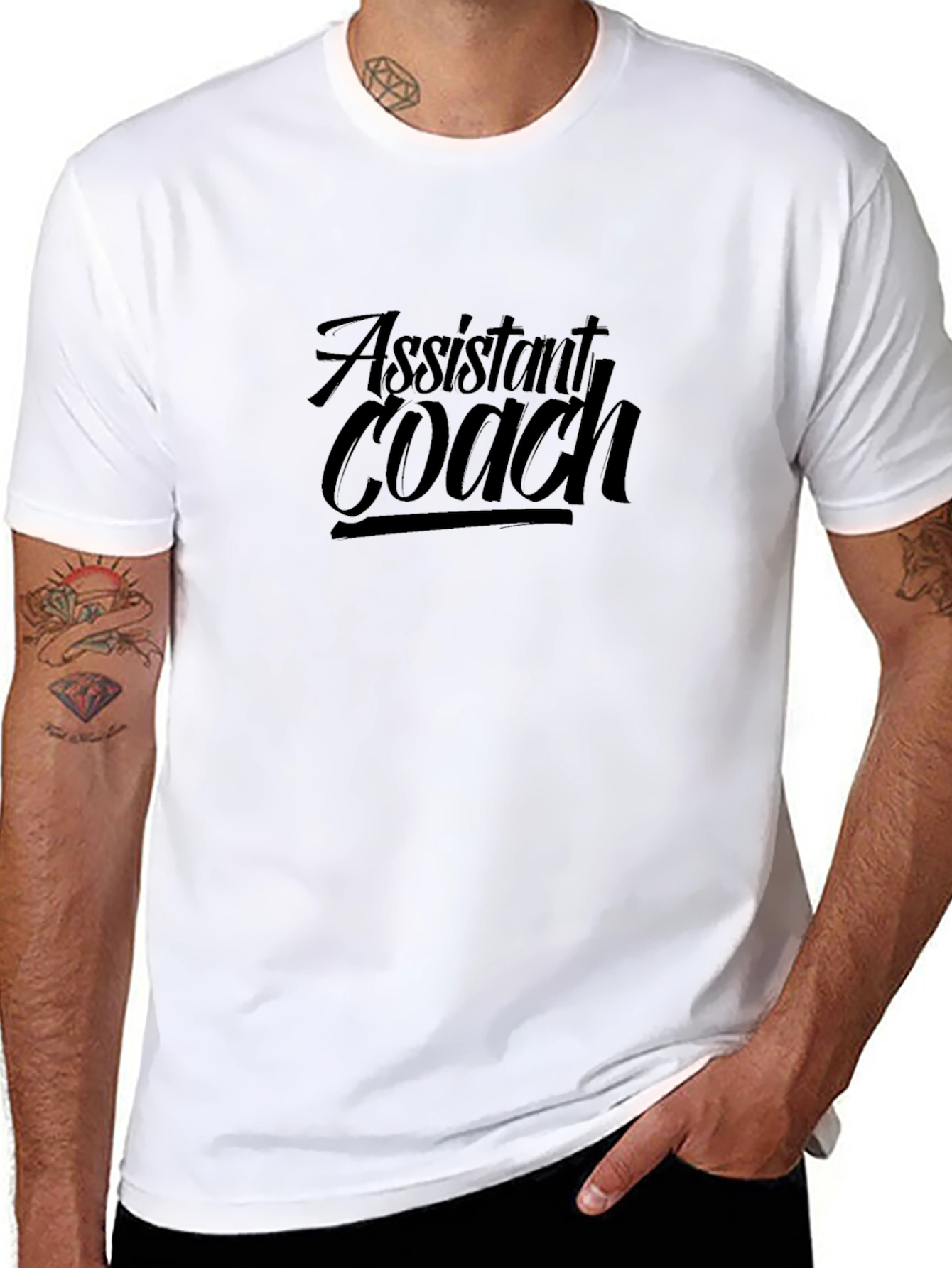 Assistant Coach Black T-Shirt