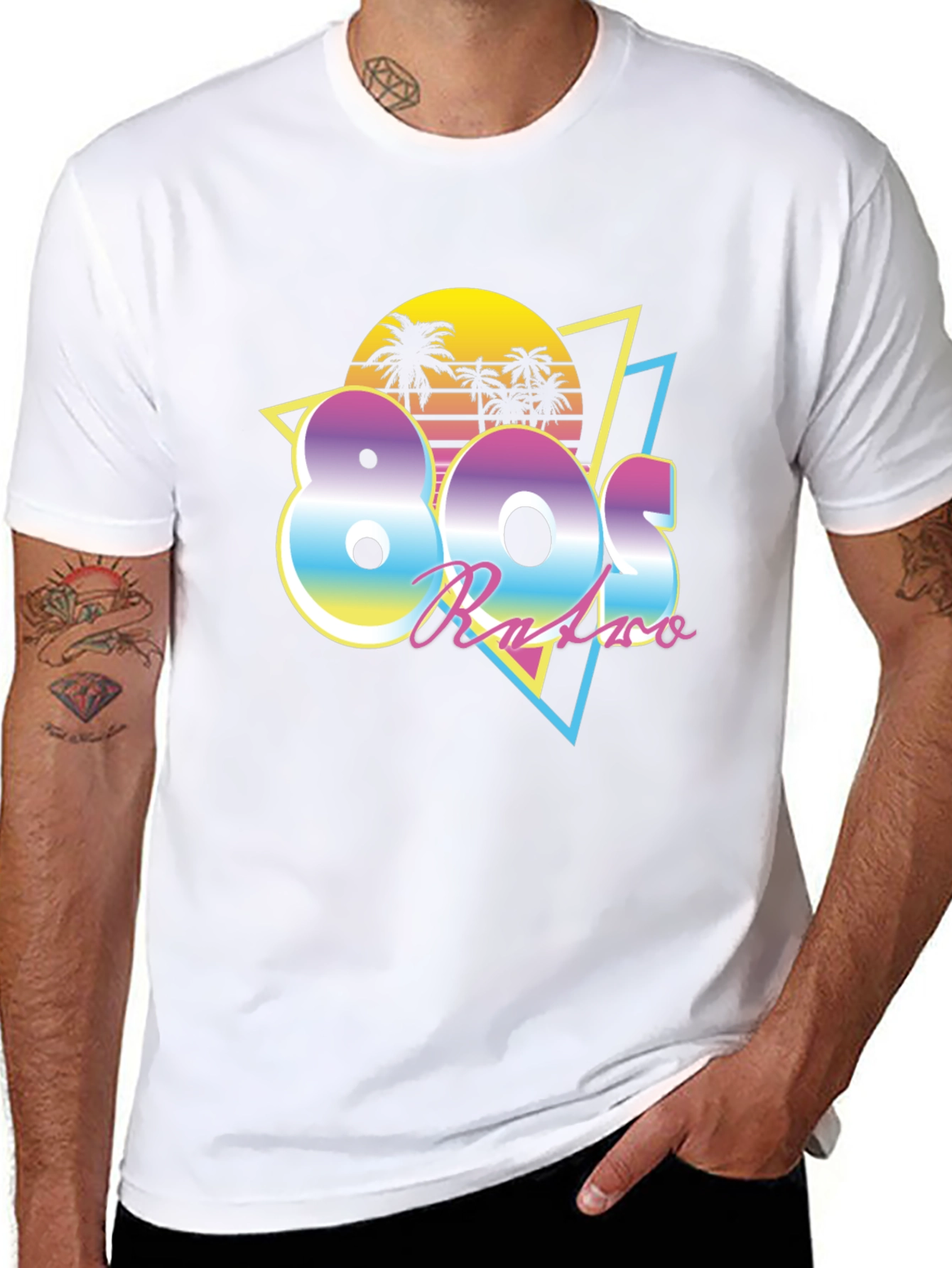 80s Retro Style Graphic T-Shirt