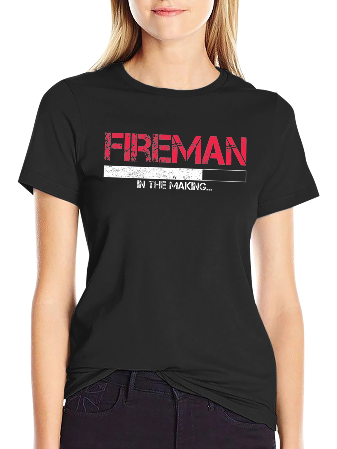 Fireman in the Making Novelty Graphic Tee