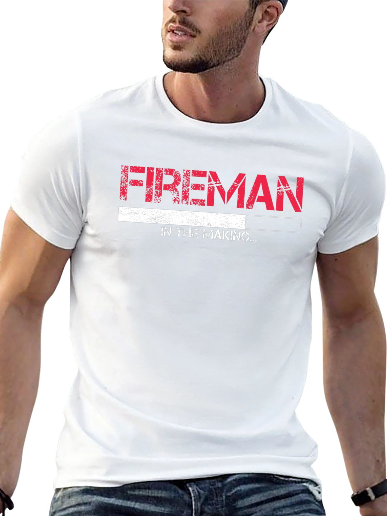 Fireman in the Making Novelty Graphic Tee