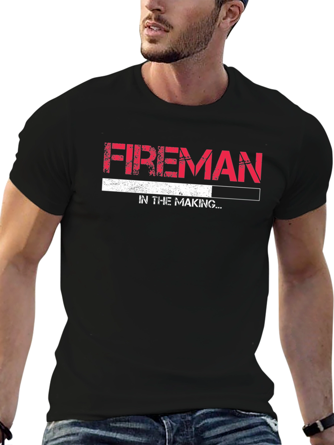 Fireman in the Making Novelty Graphic Tee