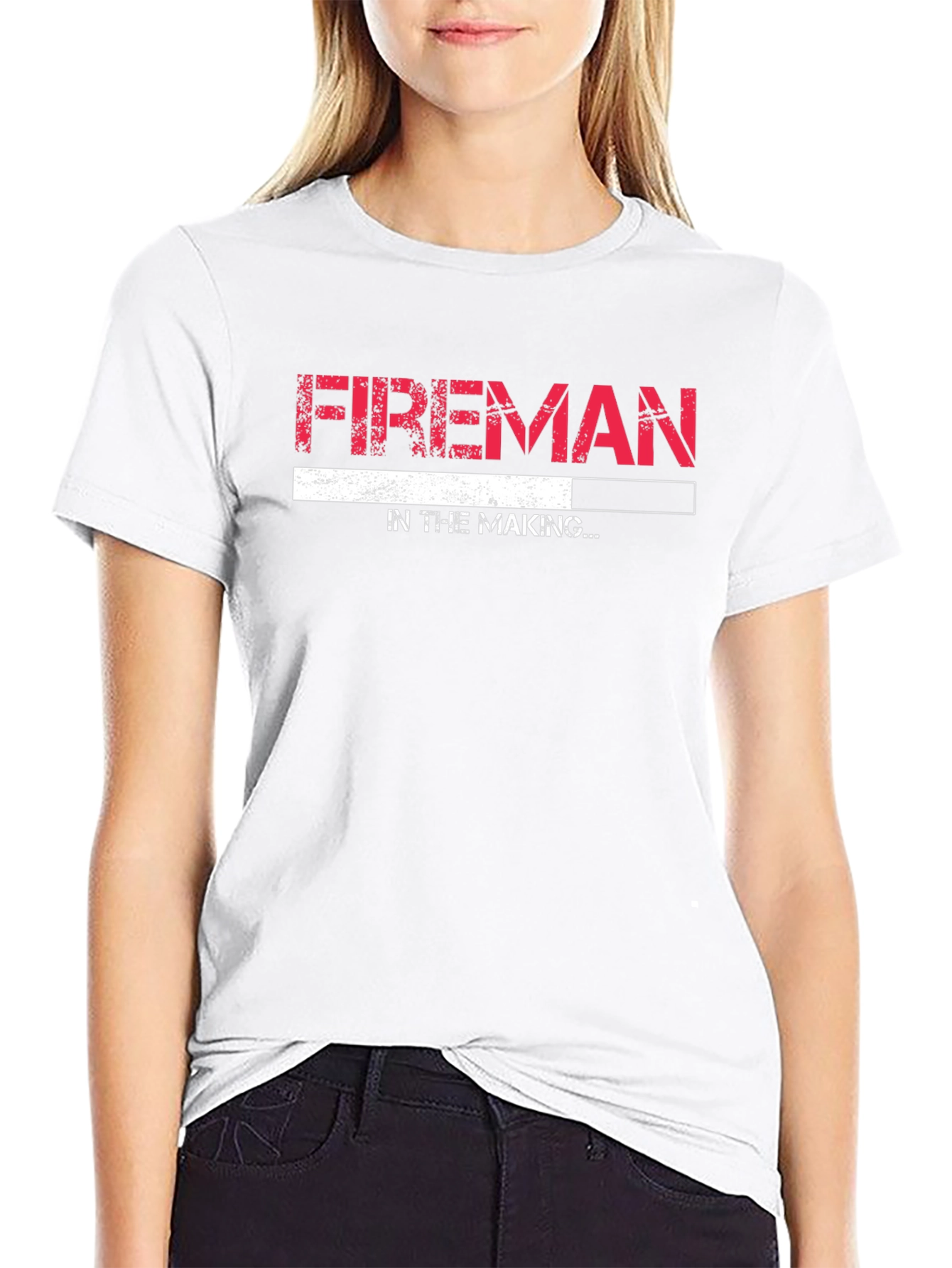 Fireman in the Making Novelty Graphic Tee