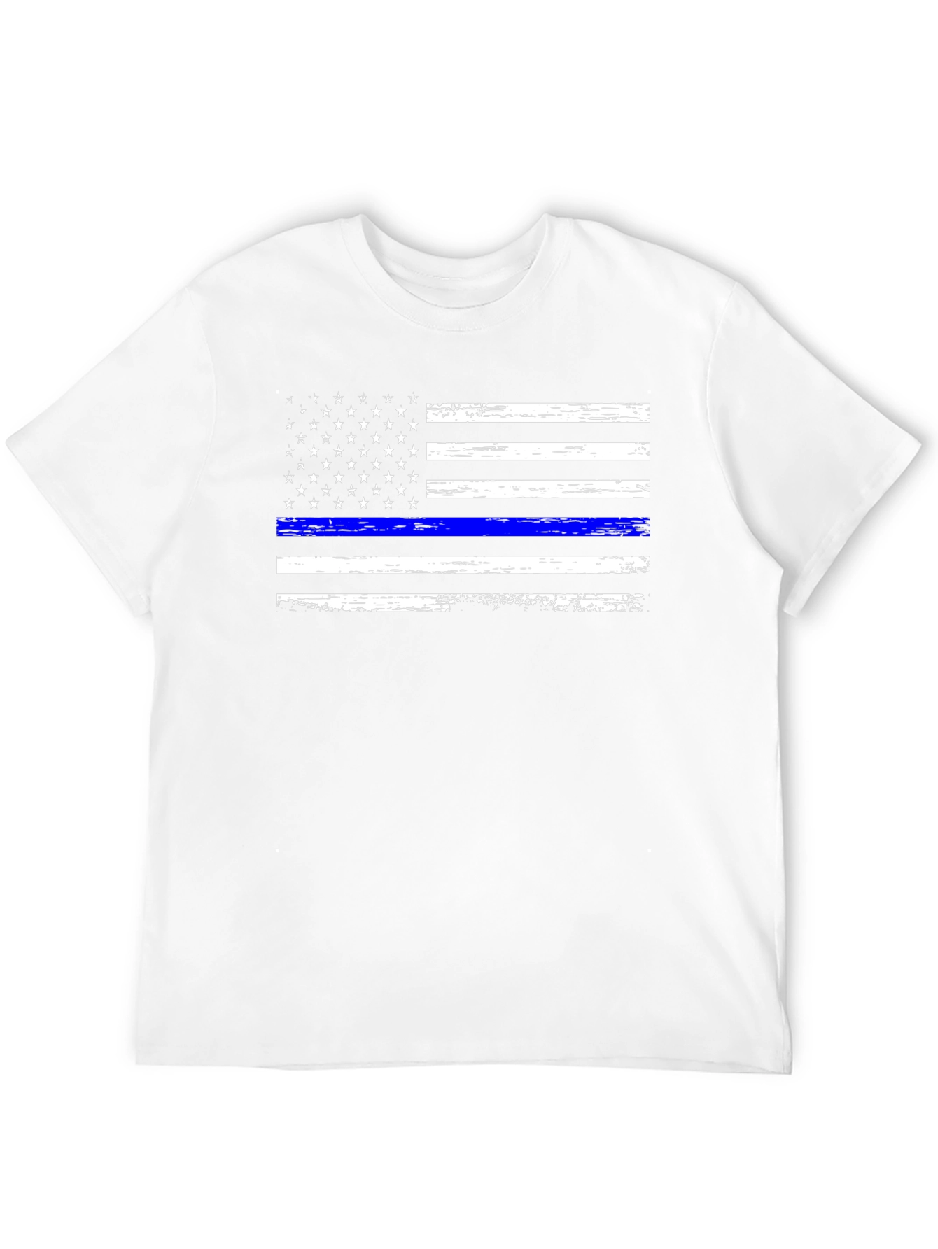 Thin Blue Line USA Flag T-Shirt