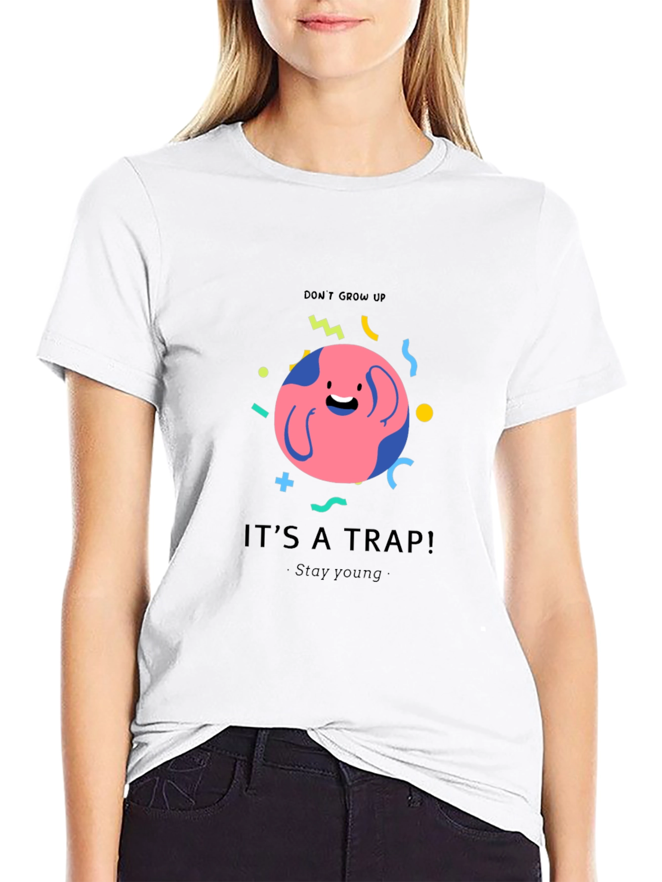 Dont Grow Up - Its A Trap Graphic T-Shirt