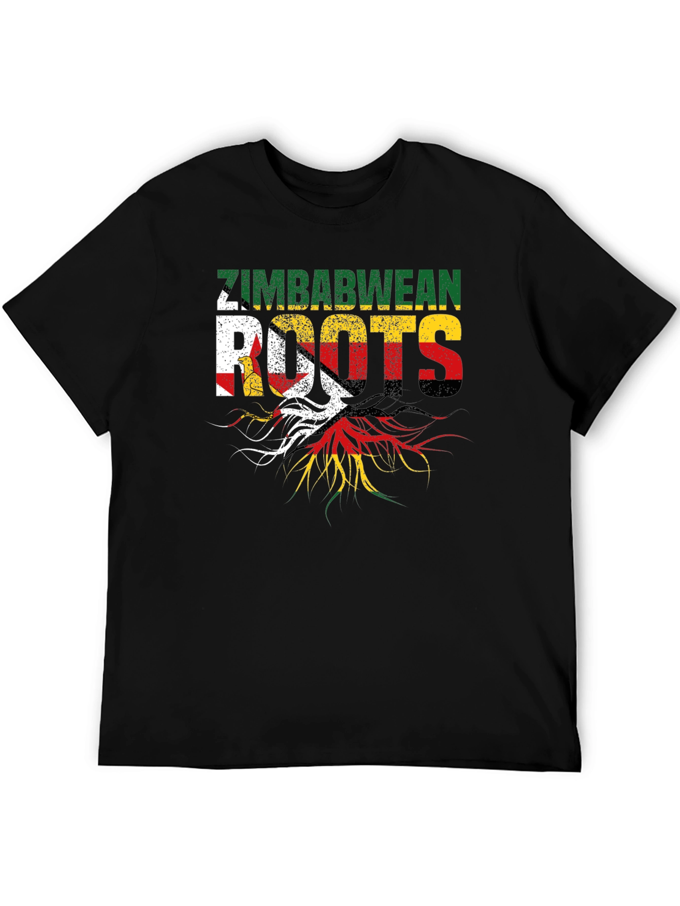 Zimbabwean Roots Black T-Shirt