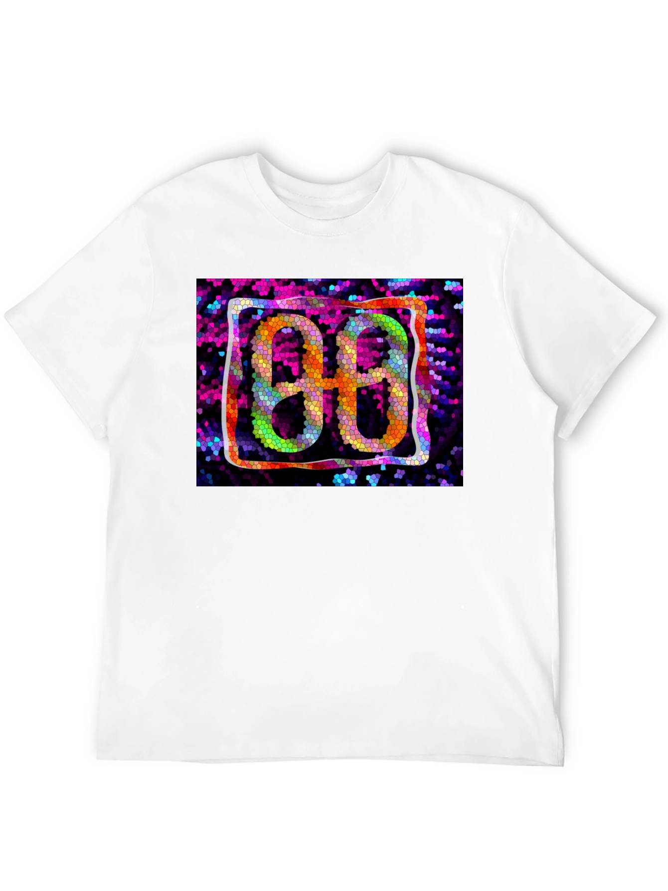 Abstract 88 Graphic Black T-Shirt