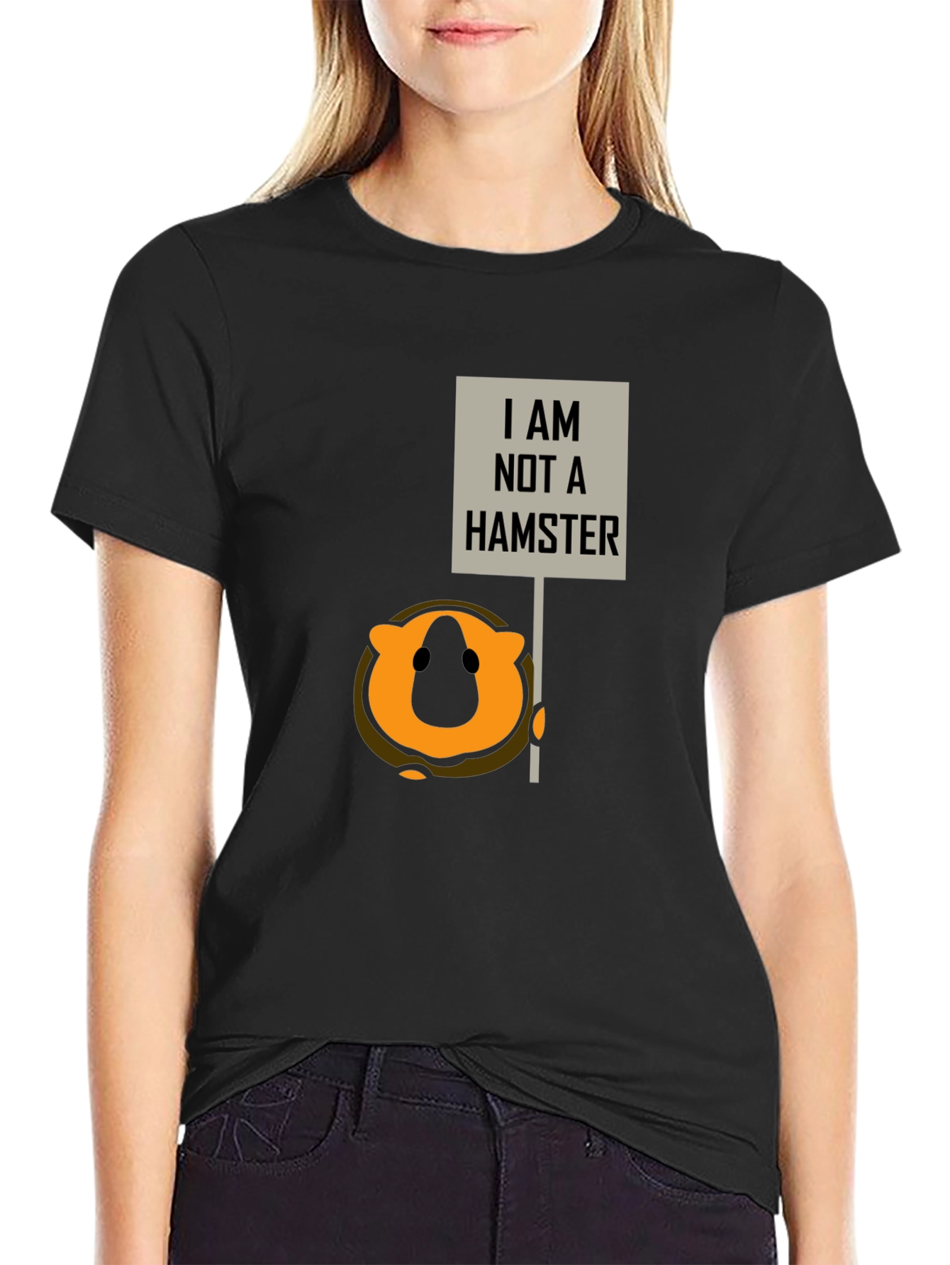 I Am Not a Hamster Funny Graphic T-Shirt