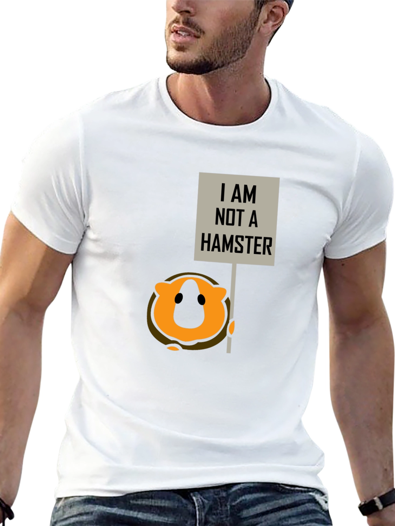 I Am Not a Hamster Funny Graphic T-Shirt