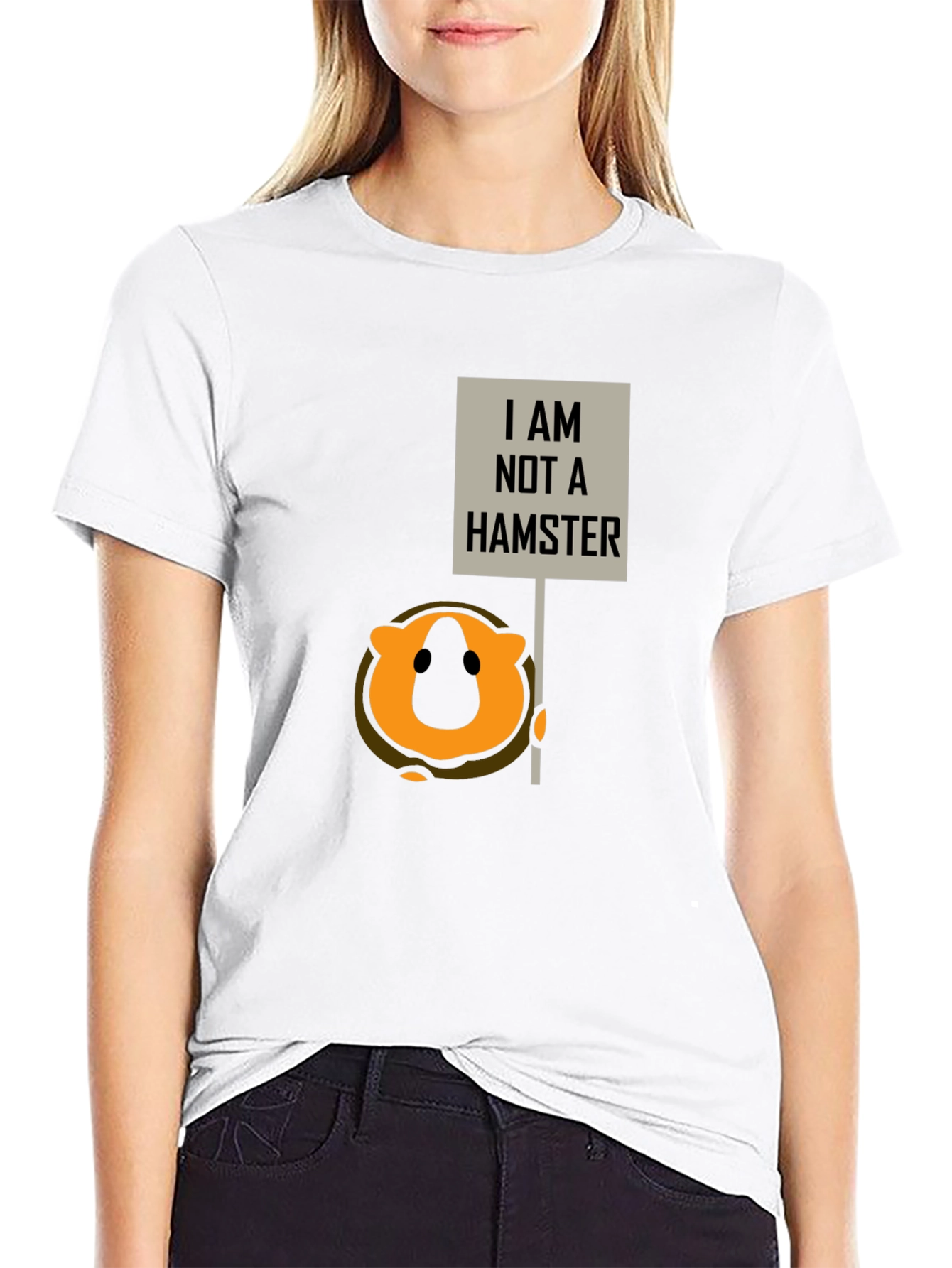 I Am Not a Hamster Funny Graphic T-Shirt