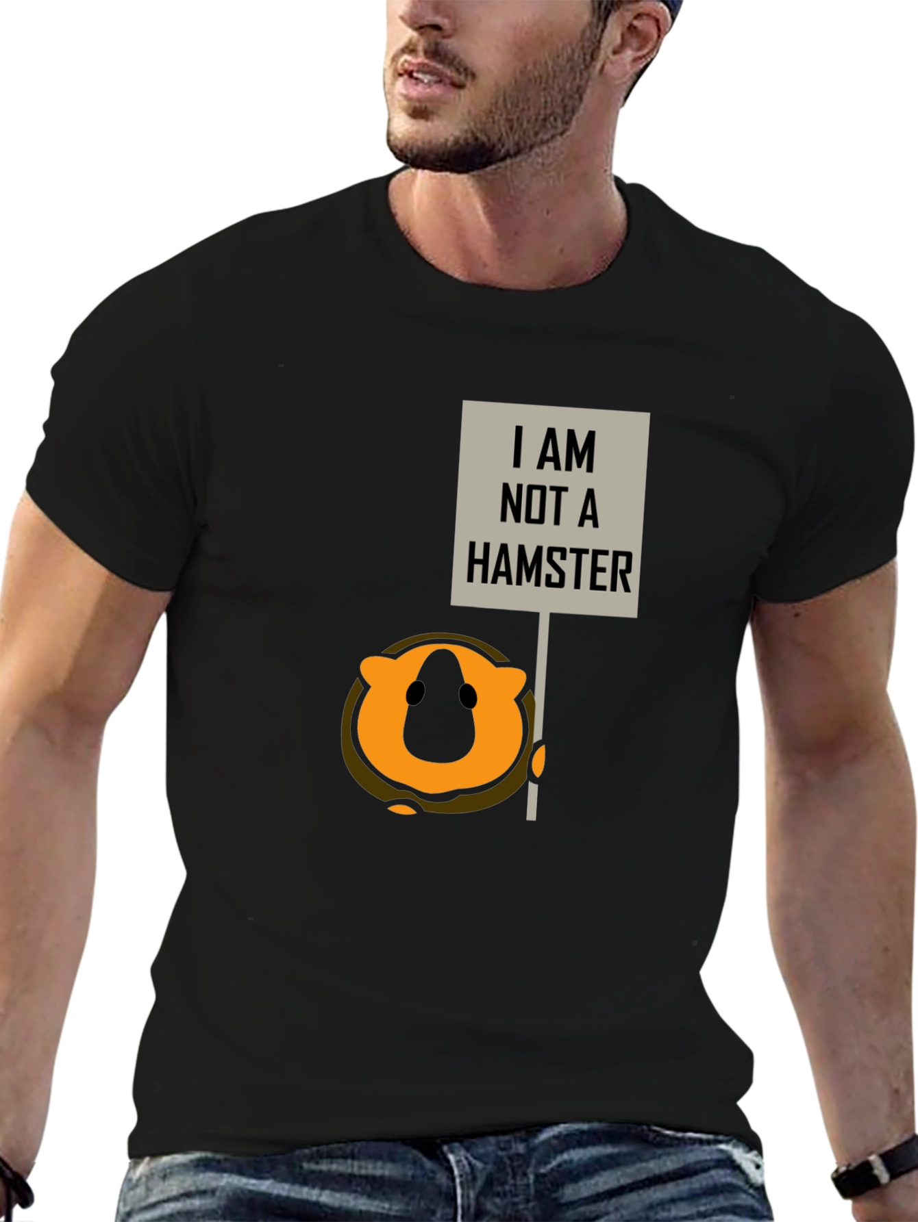 I Am Not a Hamster Funny Graphic T-Shirt