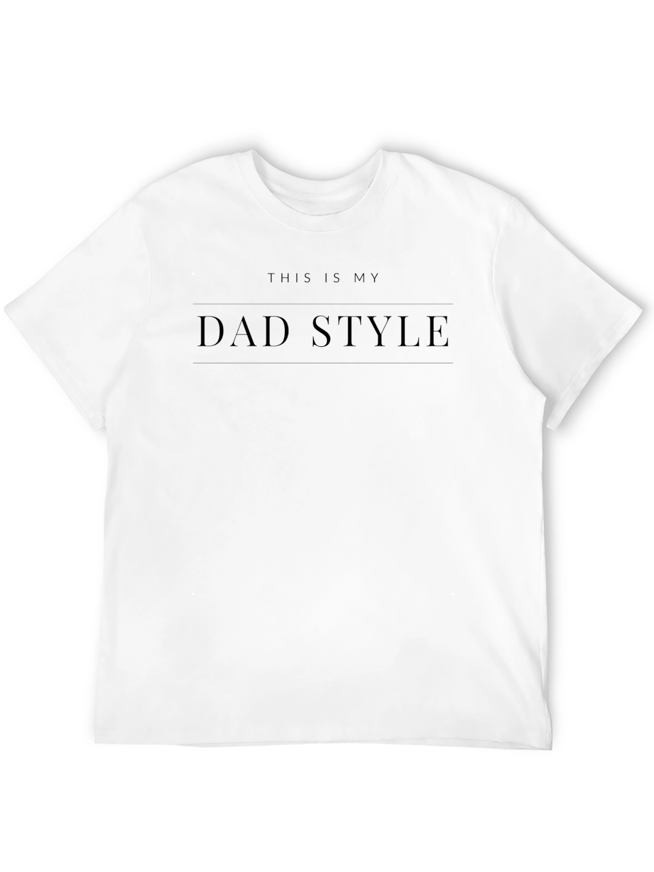 Dad Style T-Shirt - Classic Black Tee