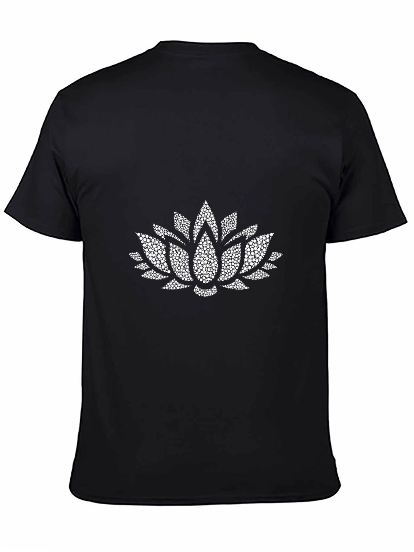 Lotus Graphic Black T-Shirt