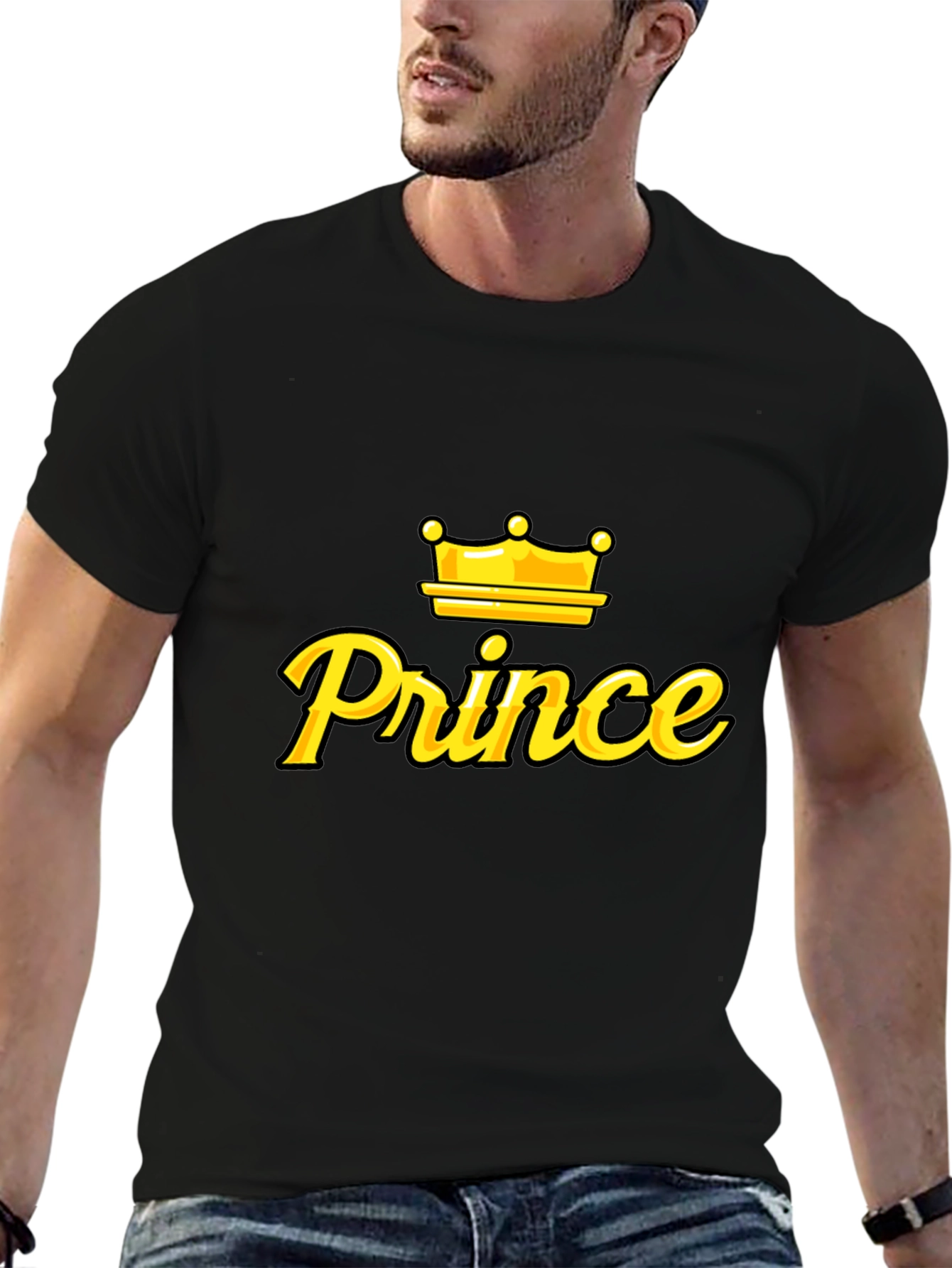 Prince Crown Graphic T-Shirt - Stylish Mens Tee