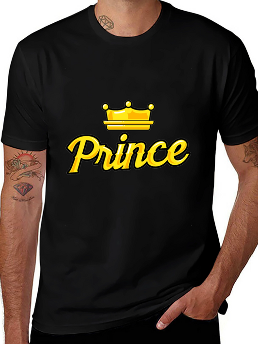Prince Crown Graphic T-Shirt - Stylish Mens Tee