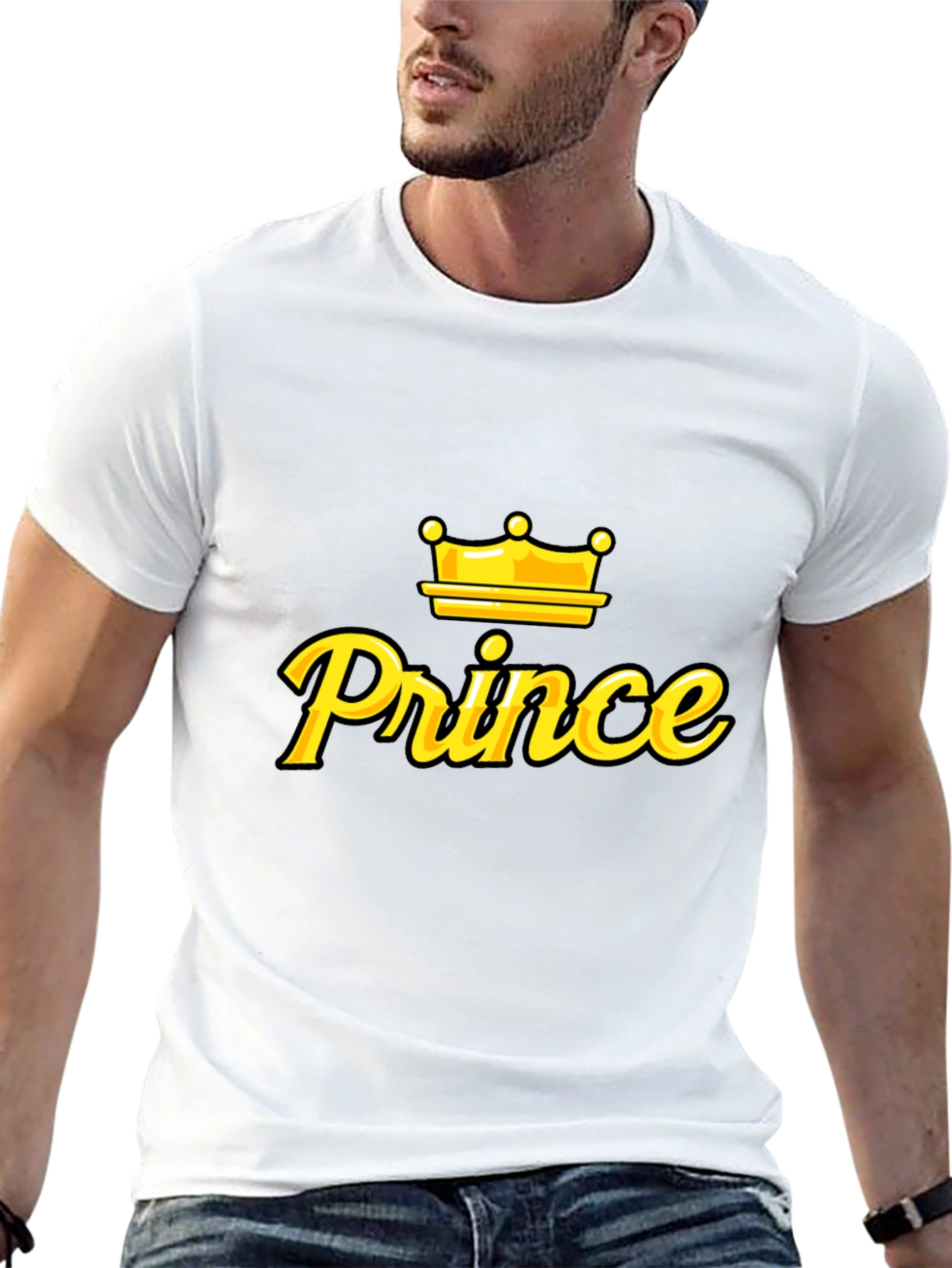 Prince Crown Graphic T-Shirt - Stylish Mens Tee