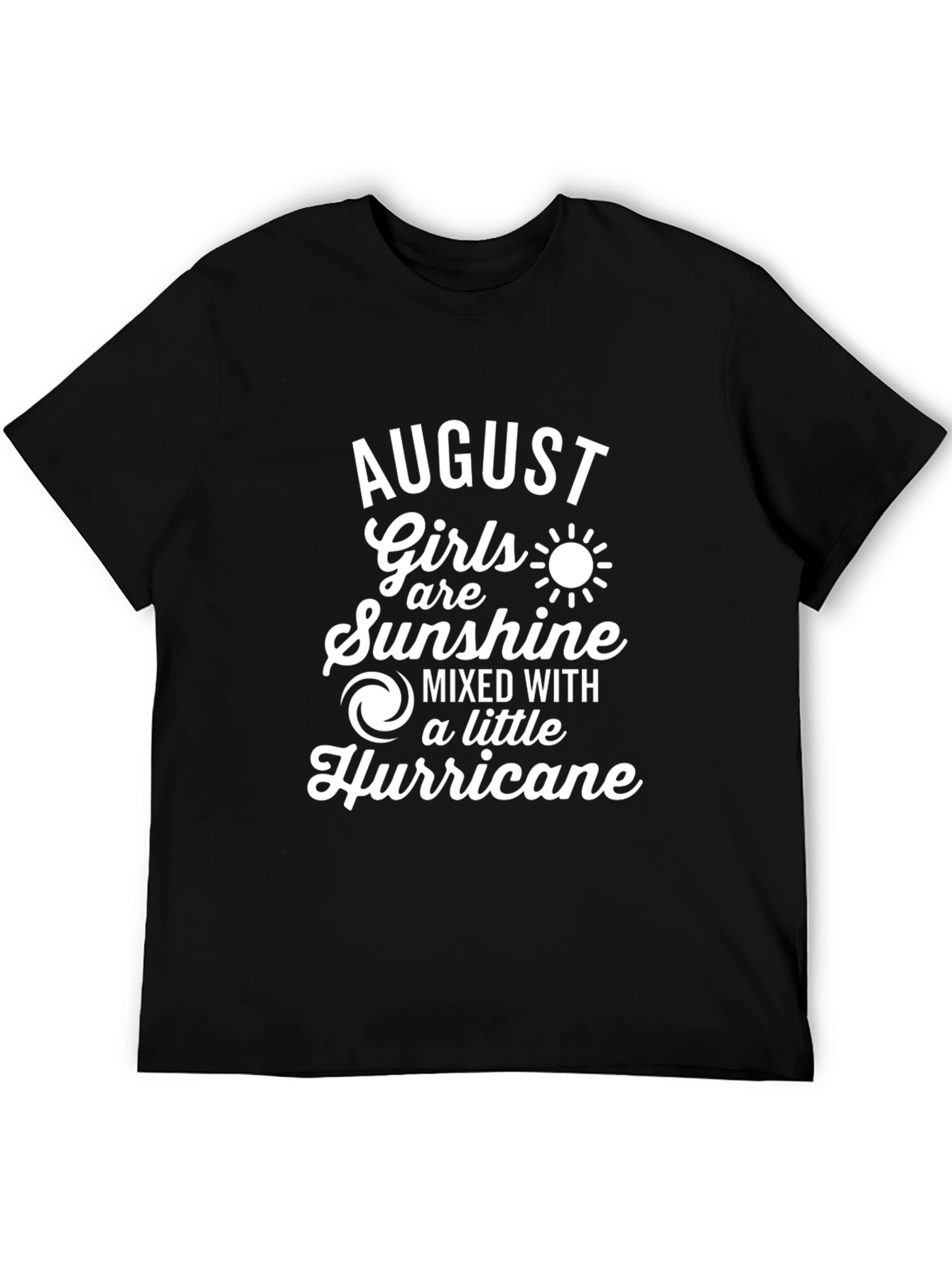 August Girls Sunshine Hurricane Black T-Shirt