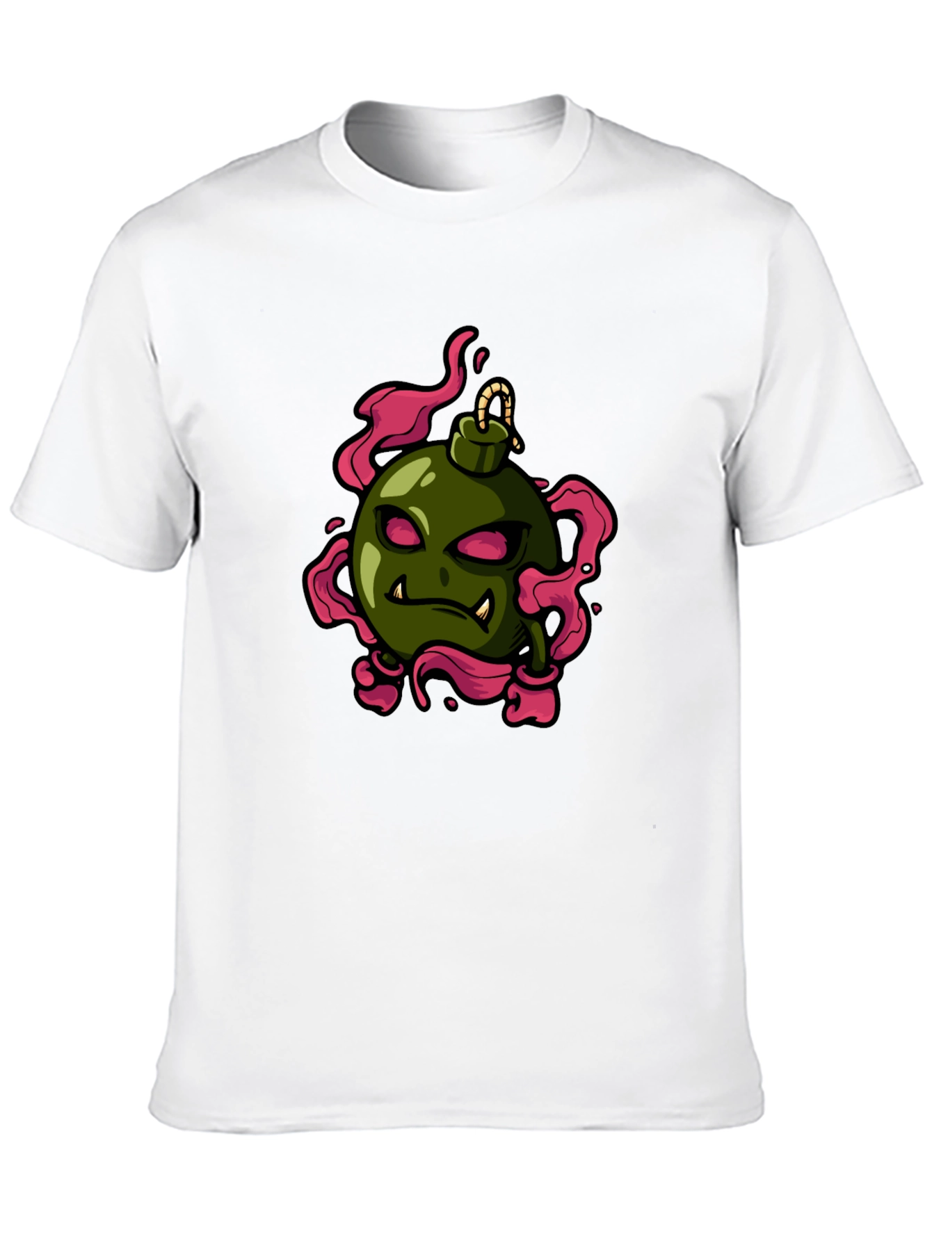 Bomb Character Graphic Tee - Black