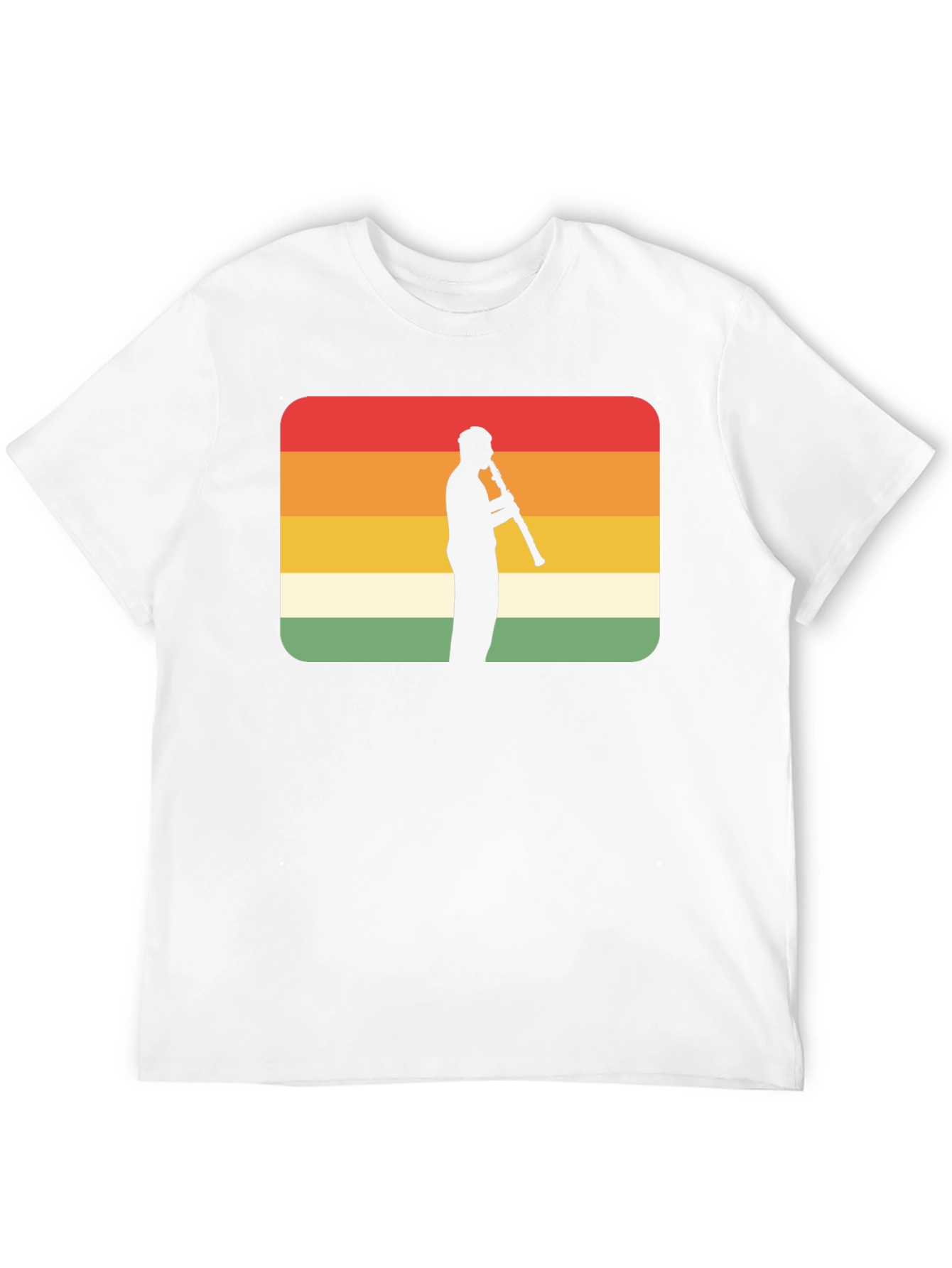 Retro Clarinet Player T-Shirt