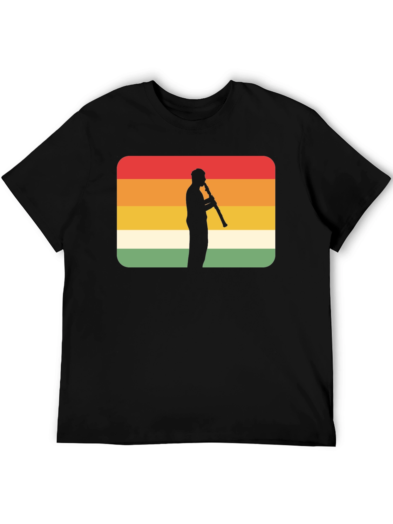 Retro Clarinet Player T-Shirt