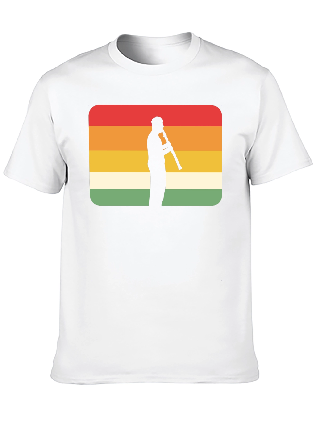 Retro Clarinet Player T-Shirt