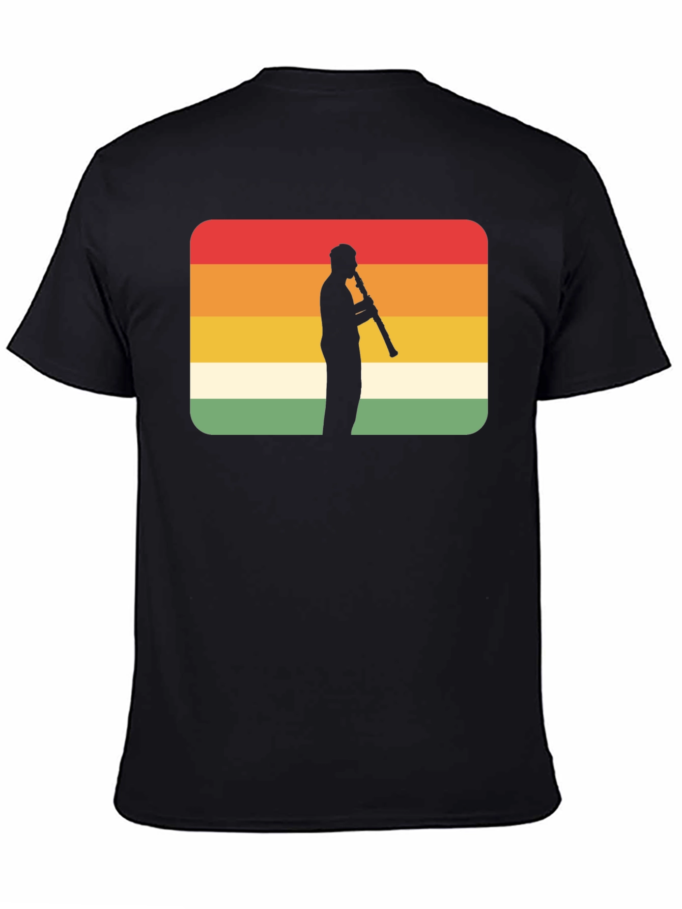 Retro Clarinet Player T-Shirt