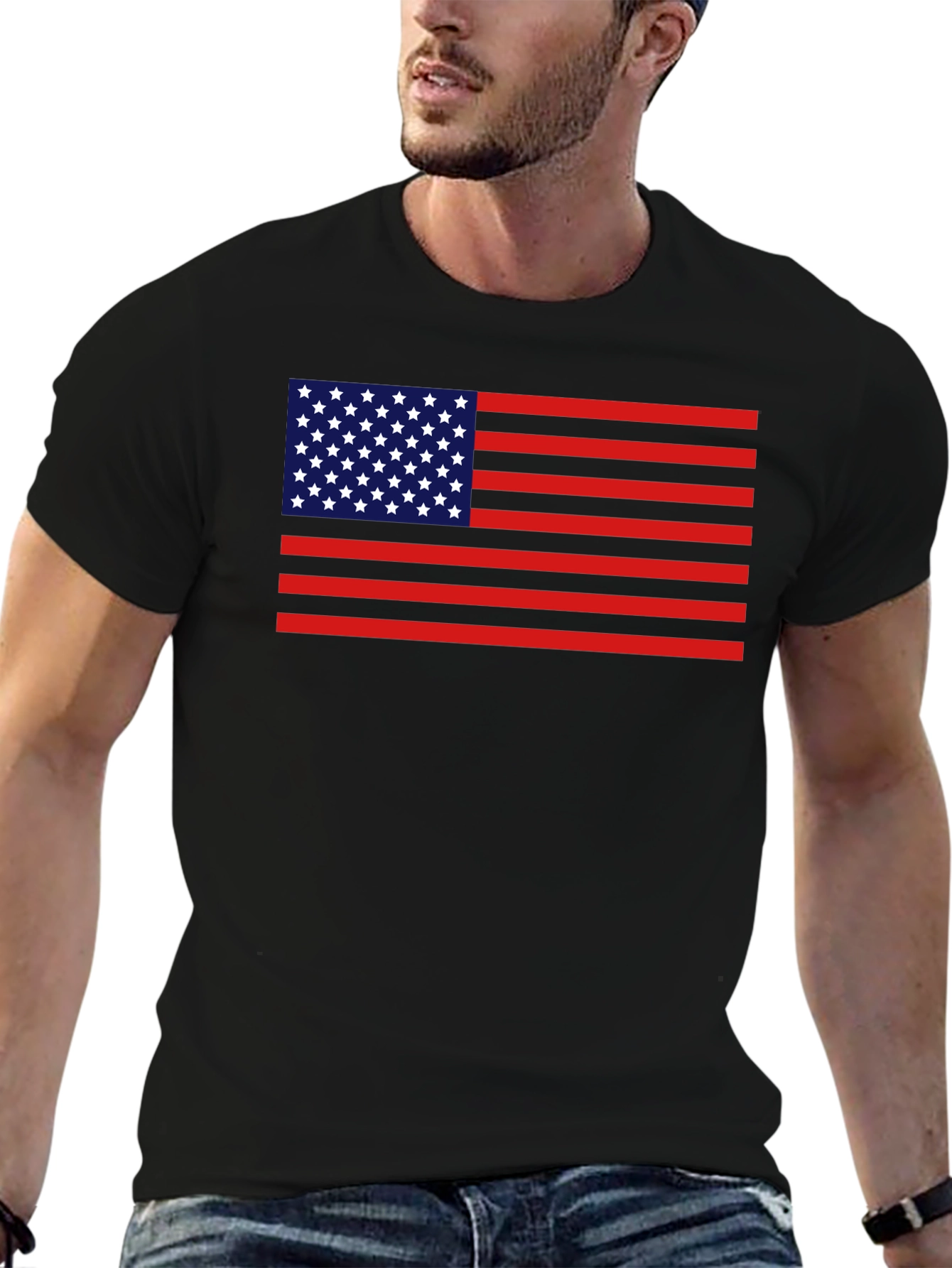 American Flag Graphic Tee - Patriot Style