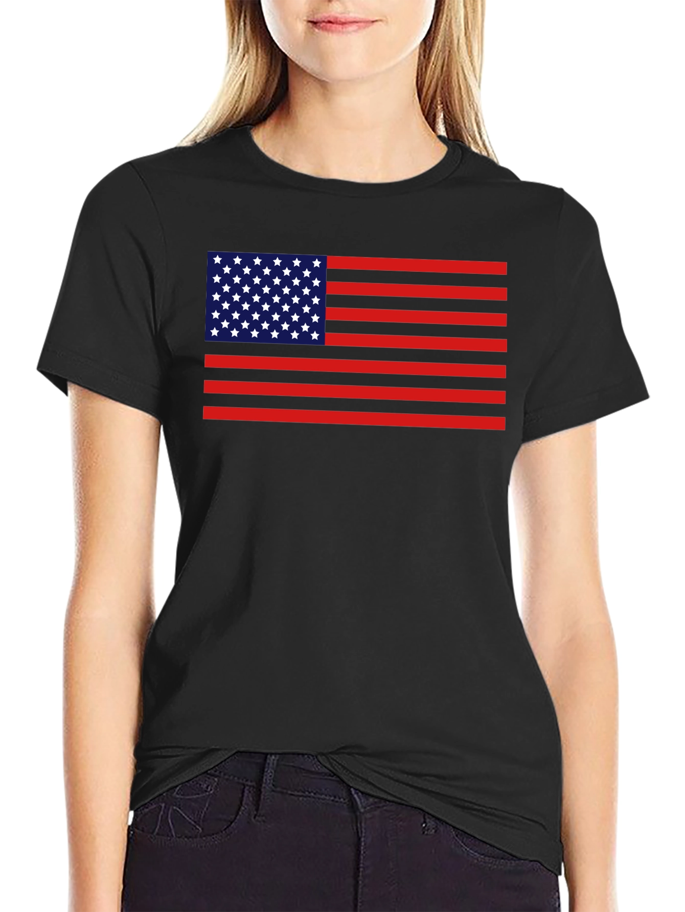 American Flag Graphic Tee - Patriot Style