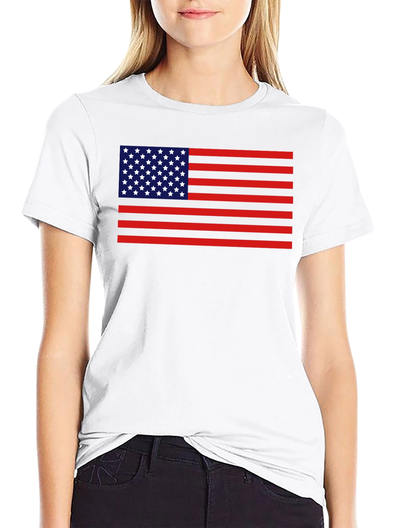American Flag Graphic Tee - Patriot Style