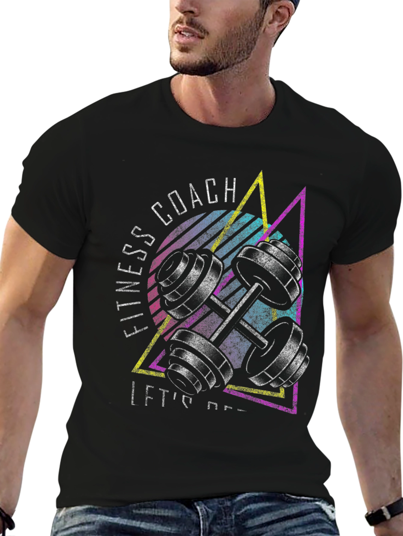 Retro Fitness Coach T-Shirt