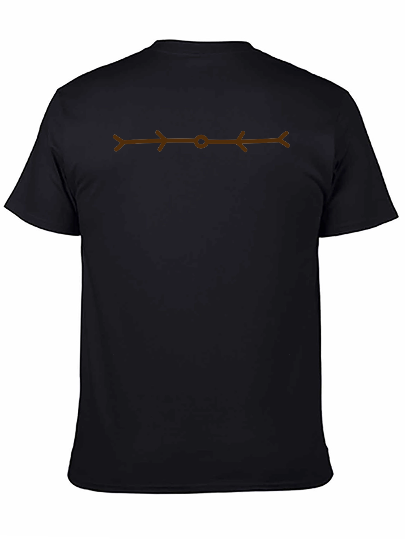 Arrow Glyph Black T-Shirt