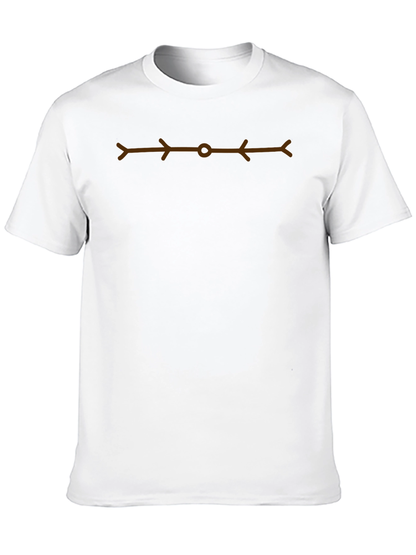 Arrow Glyph Black T-Shirt