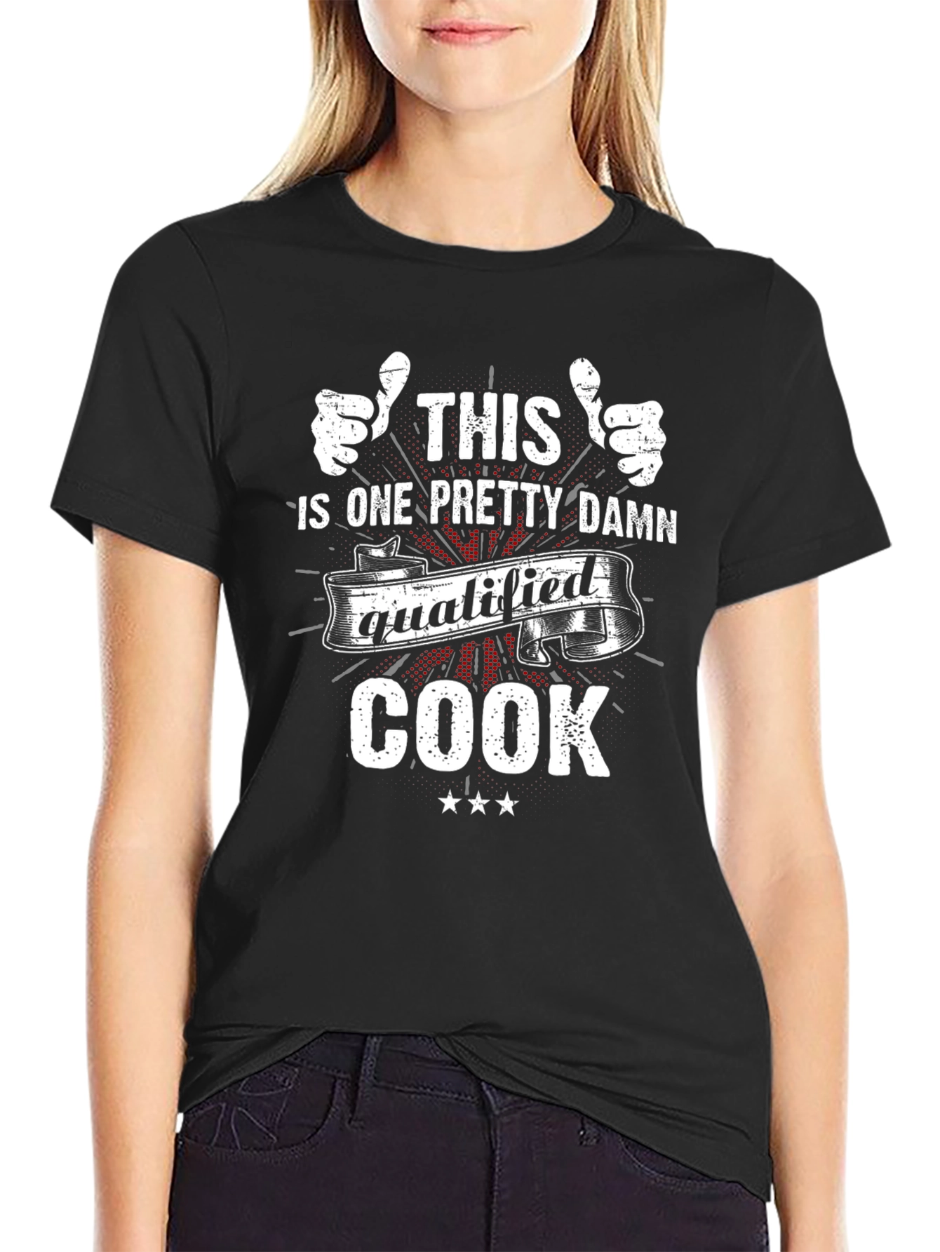 Funny Qualified Cook T-Shirt