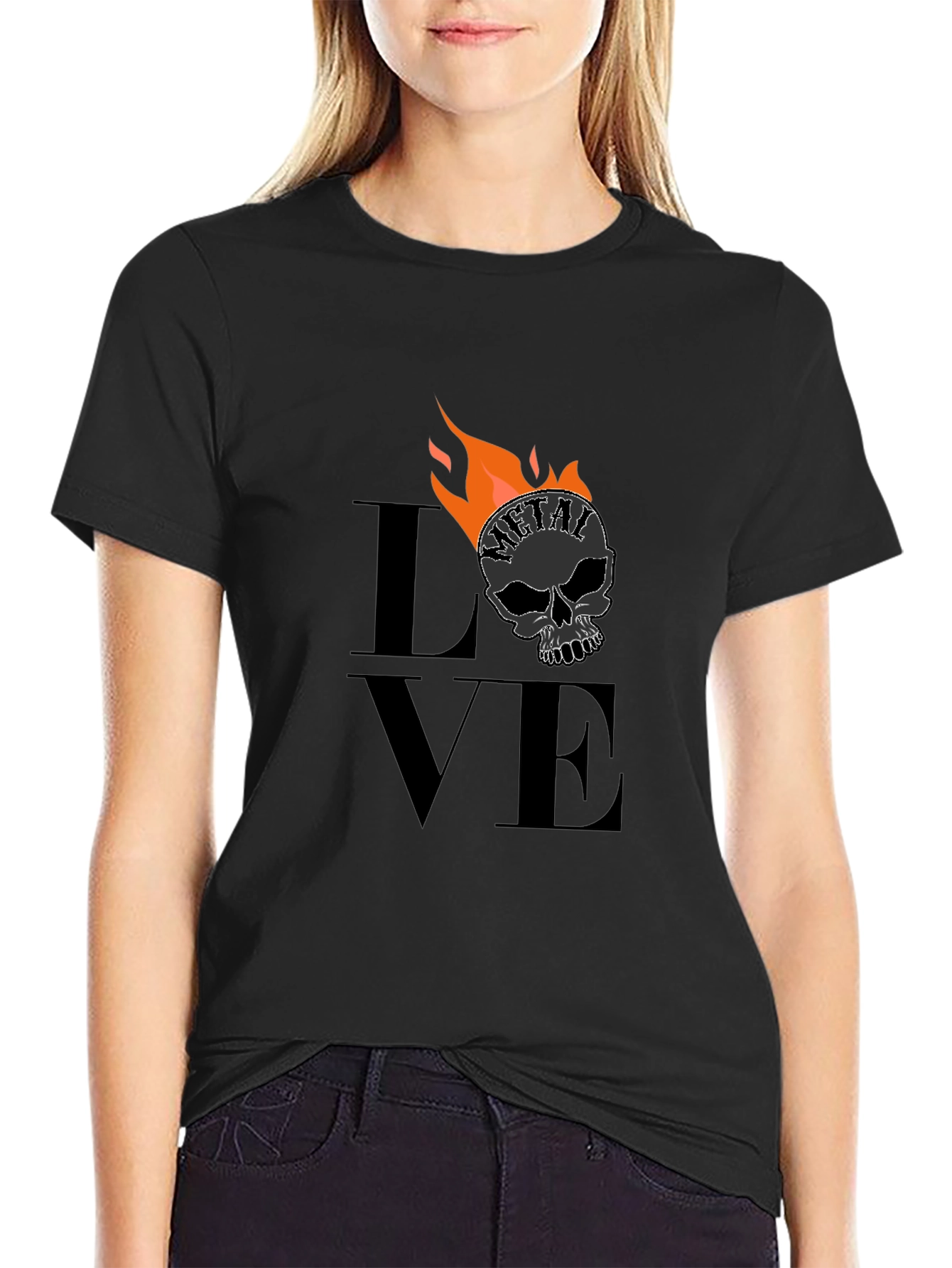 Metal Head Flame T-Shirt