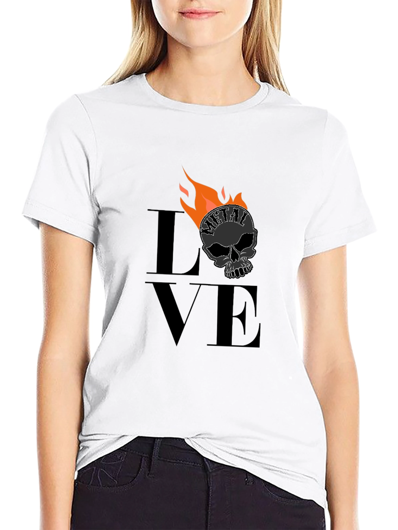 Metal Head Flame T-Shirt