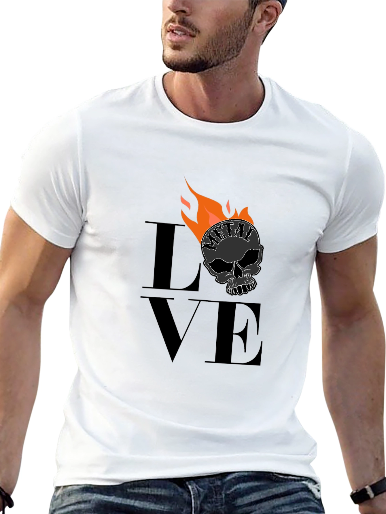 Metal Head Flame T-Shirt