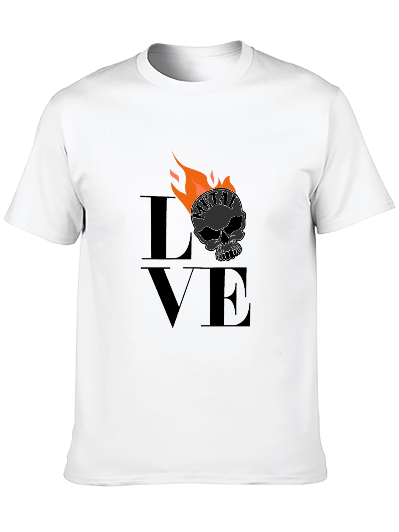 Metal Head Flame T-Shirt