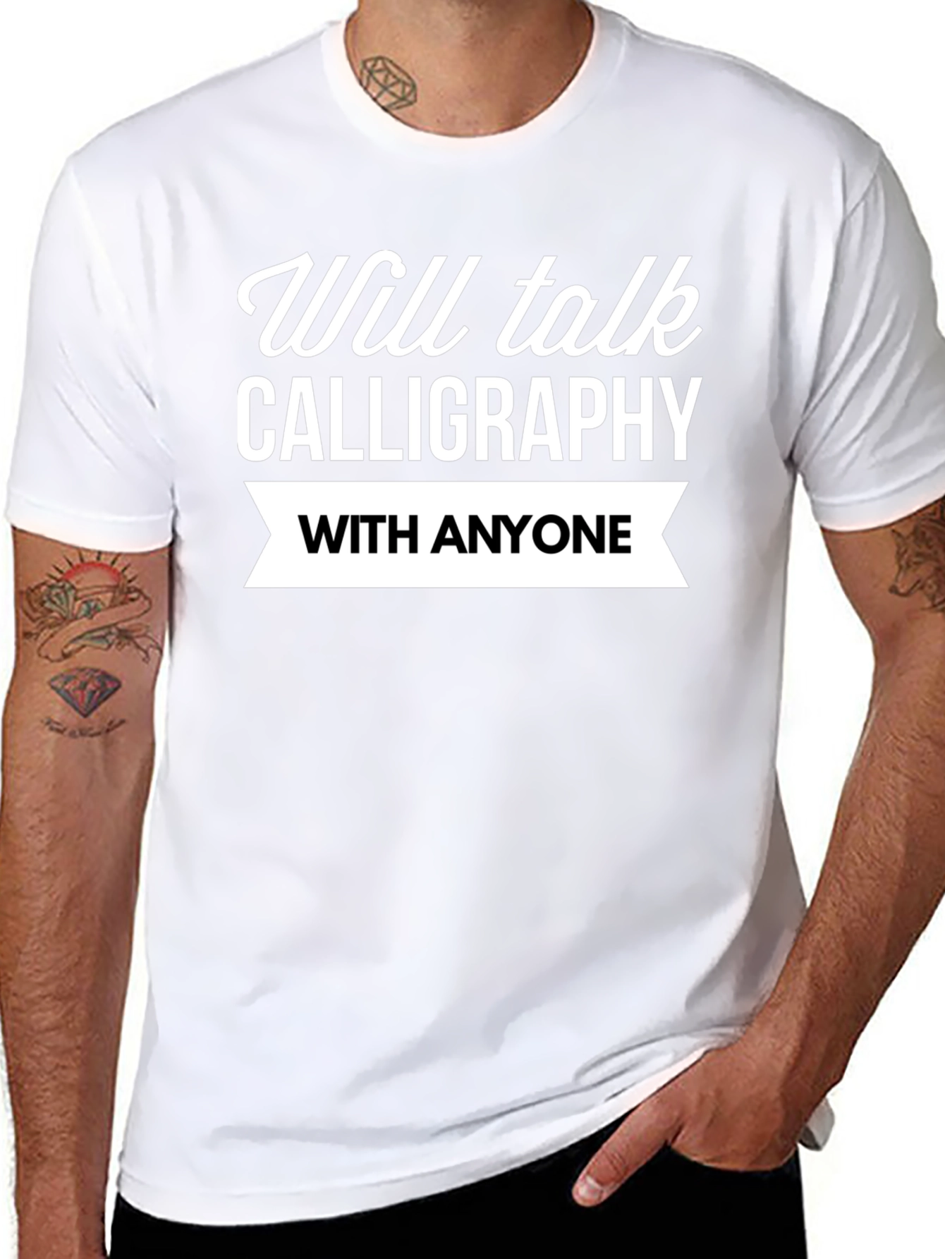 Will Talk Calligraphy T-Shirt