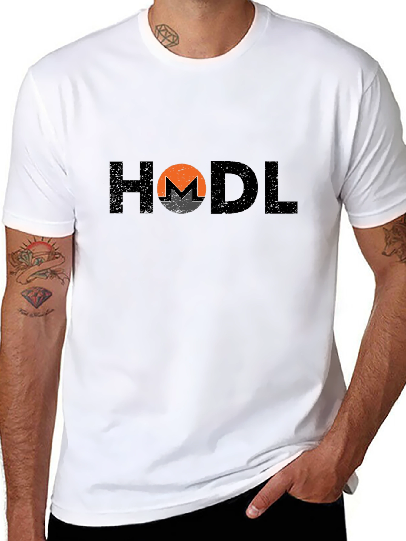 HODL Crypto T-Shirt - Monero Design