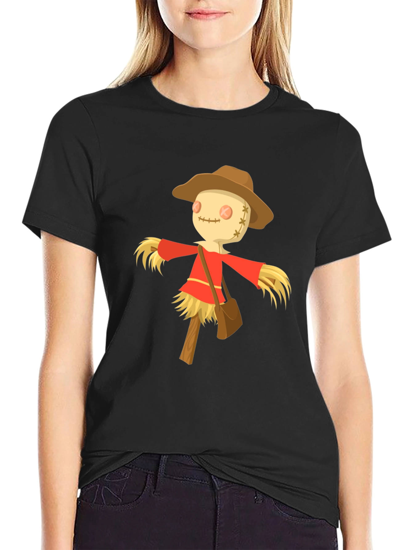 Scarecrow Graphic Tee -  Harvest Festival Ready!