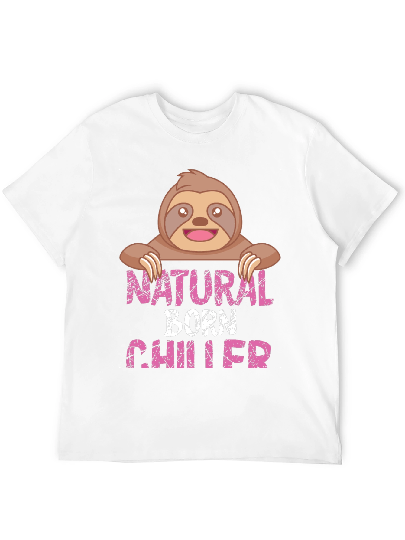 Natural Born Chiller Sloth Graphic Tee