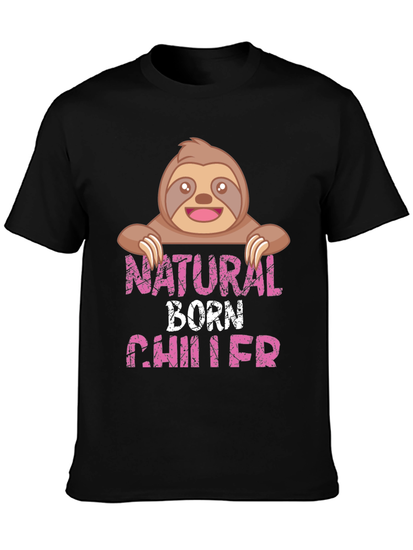 Natural Born Chiller Sloth Graphic Tee